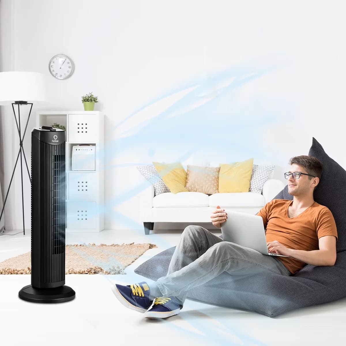 Fans In Cooling Versatile with 35W, Oscillating - Plastic - Compact and Portable Model 71756F