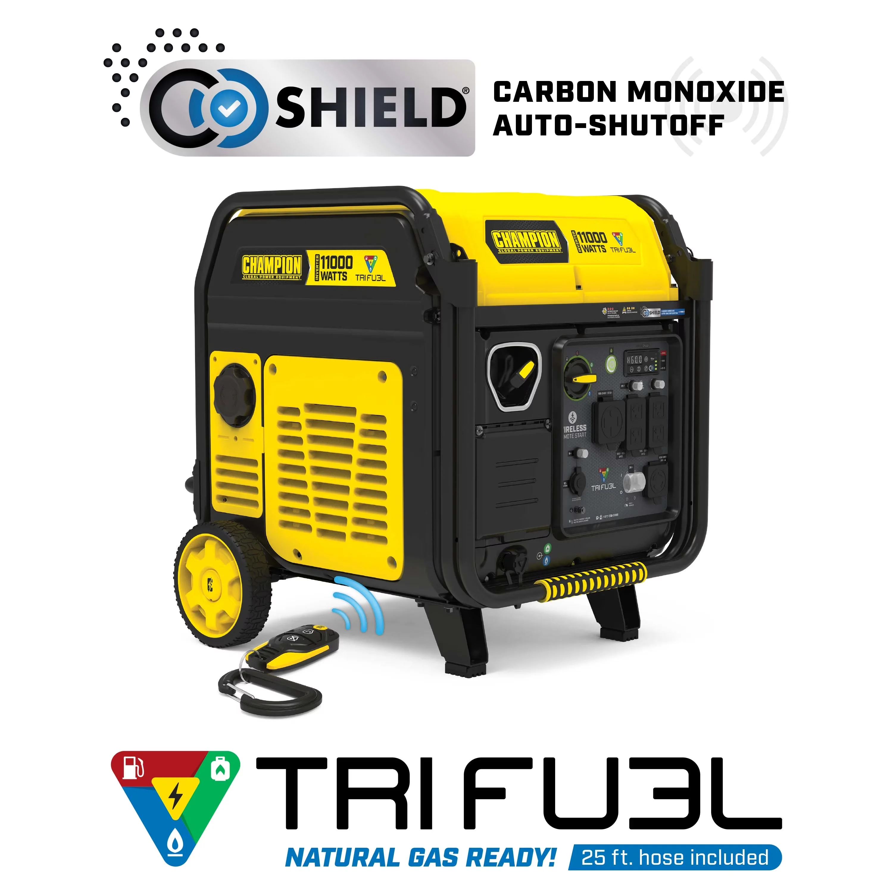Efficient Generator with Co Shut-Off, Quiet Technology and CO Shield® - 000 Model CD87BC