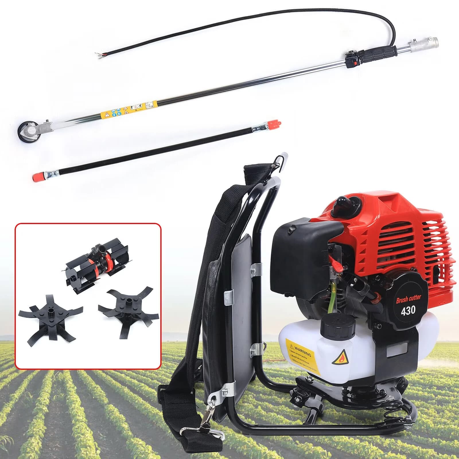 String Trimmer Premium - Red 43CC - Traditional Style Model 2B7A26