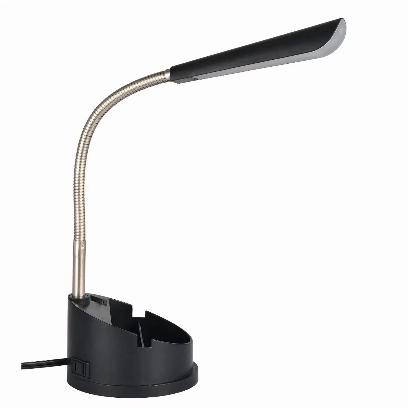 Sleek Lamp with LED, Modern, Led Desk Organizer With Ac Outlet - Plastic Model 2FBE07
