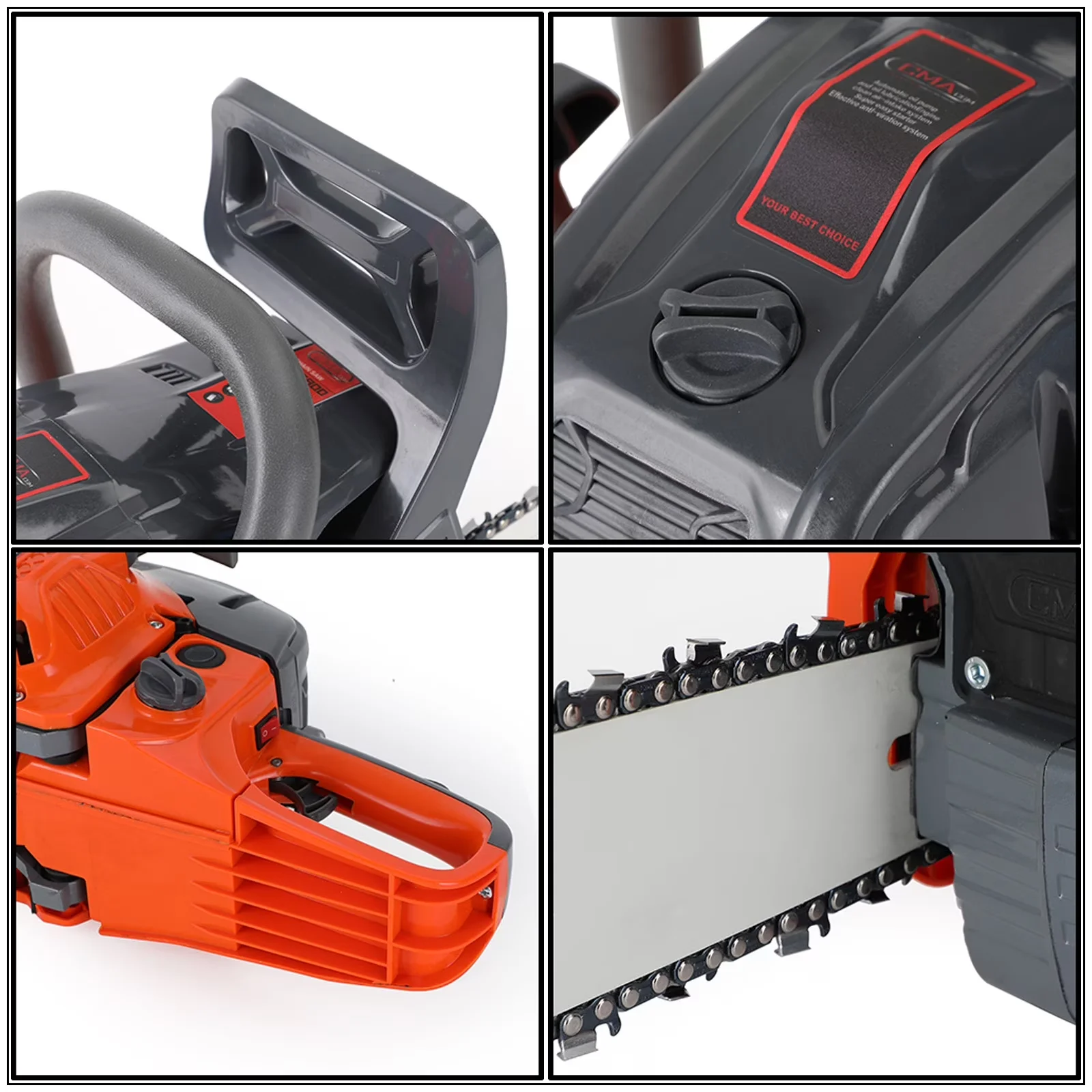 Chainsaw Efficient with Automatic Chain Oiler, Garden Tool, Gas Cordless 22 inch - Model 2680F2
