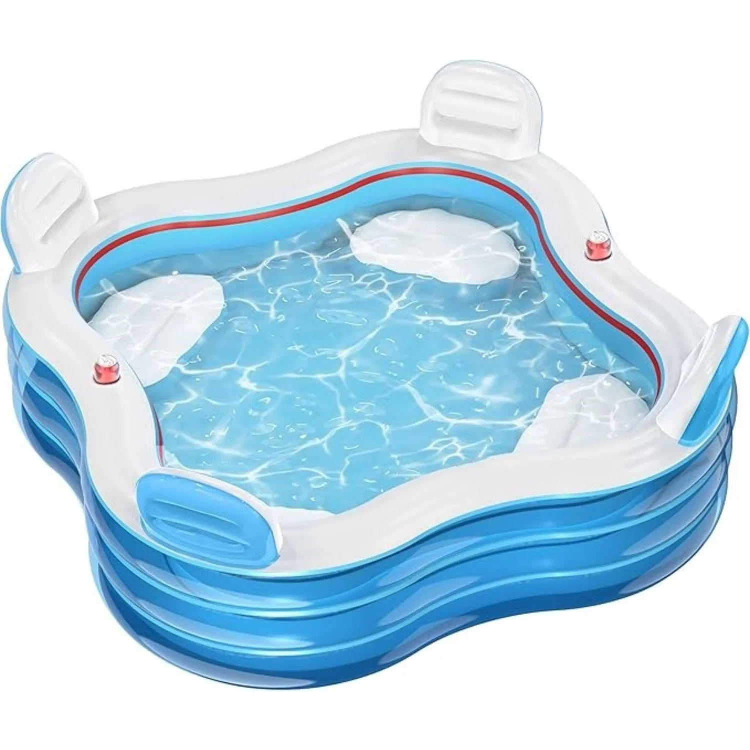 Inflatable Pool Efficient with Inflatable Swimming Pool, Jelly Blue, Swimming - Blue Model 60CD3F
