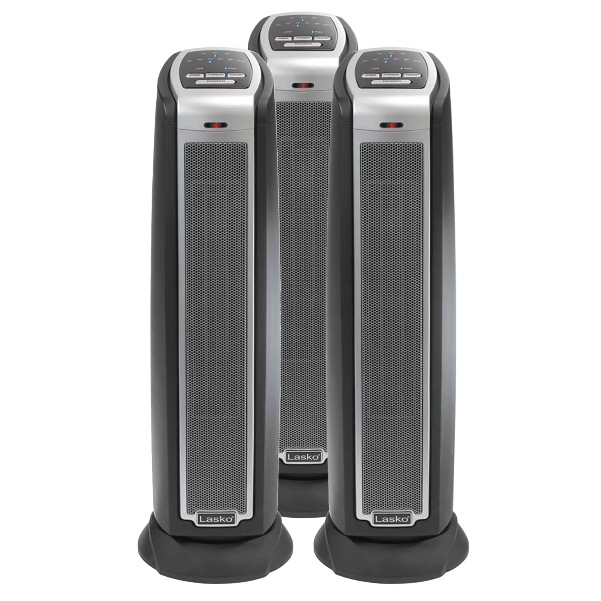 Reliable Portable And Electric Space Heater with Oscillating - Black 3 Pack Model 06816B