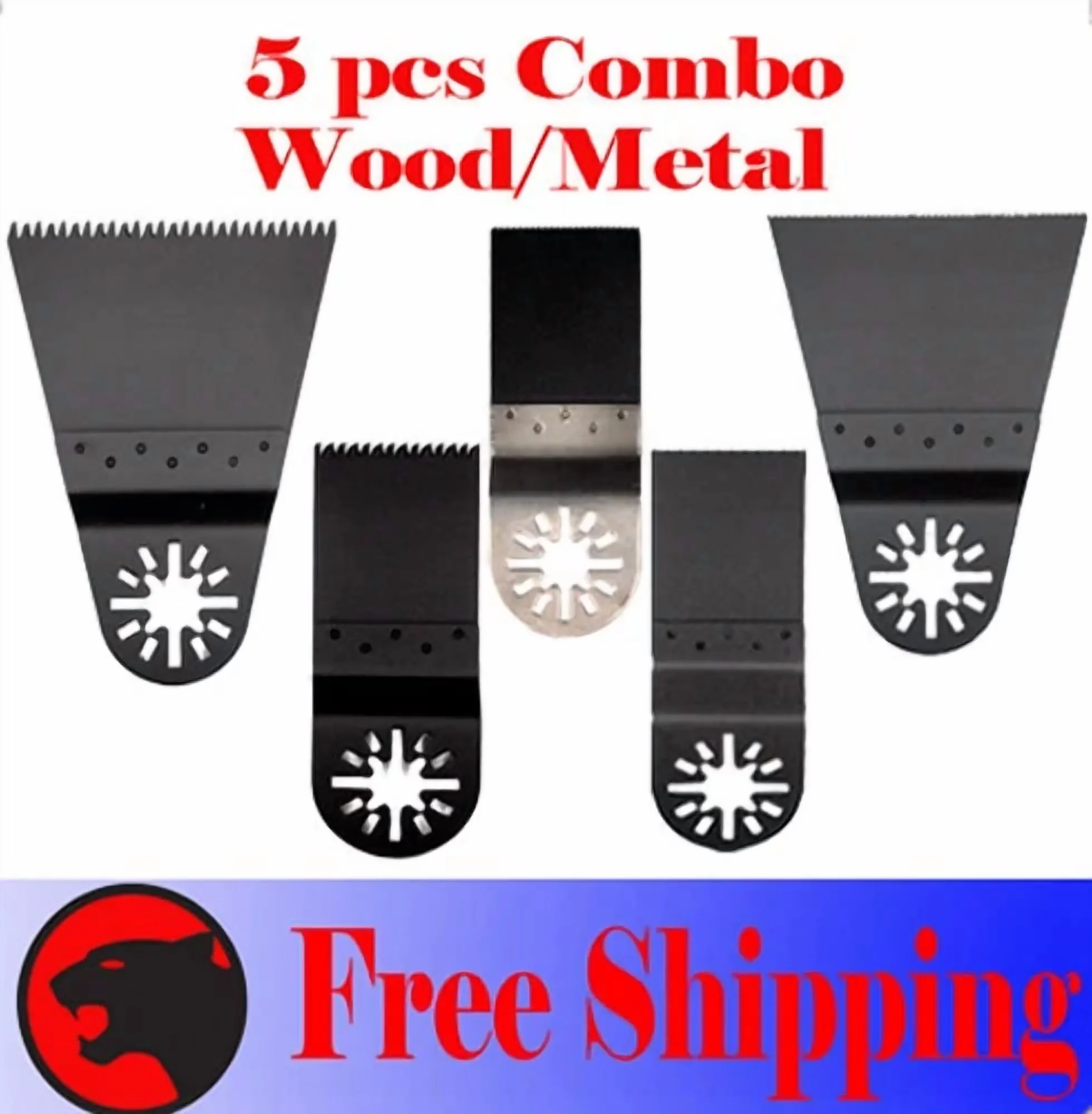 Premium Power Tool with Useful for both indoor and outdoor use., 5 Pc Oscillating Multitool Saw - Model 82D81A
