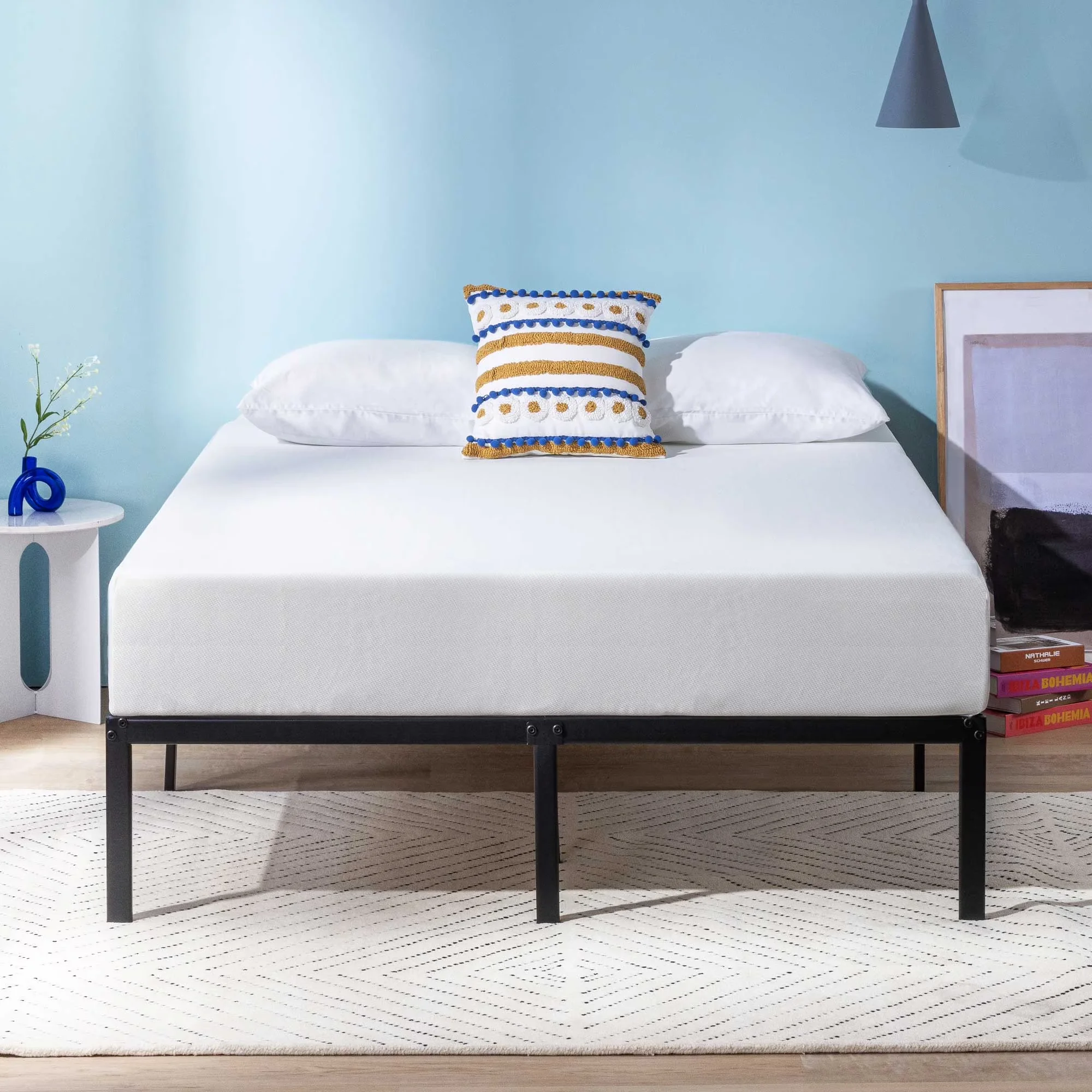 Compact Mattresses Accessory with Breathable Construction, Cooling Technology, Knit fabric cover - Gel Memory Foam Model 06C5C3