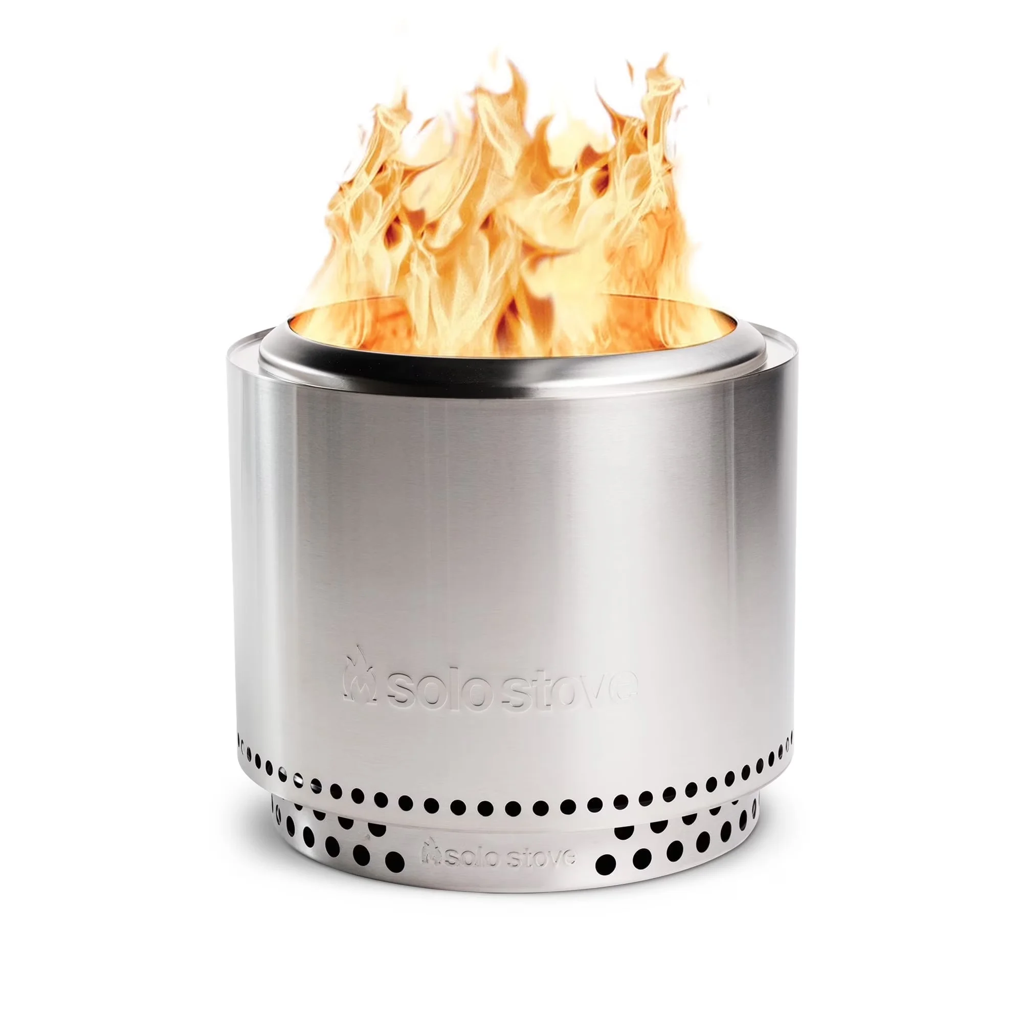 Modern Outdoor Heating with Portable, Stand, Portable Firepit - Stainless Steel 16.75" x 19.5" Model EDC730