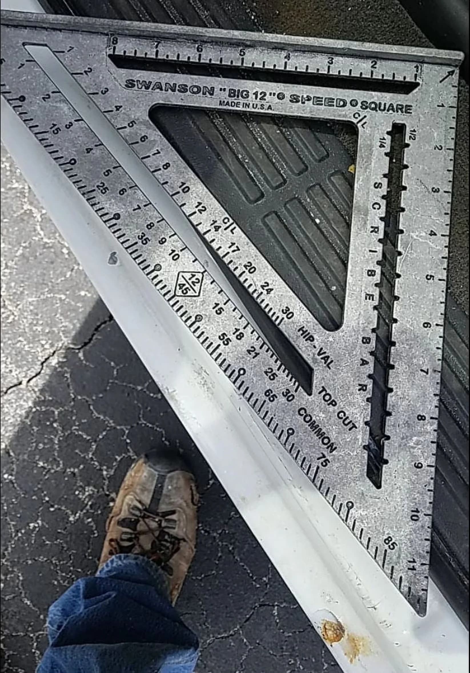 Premium Measuring Layout with Easy To Use, Durable, Accurate Measurement - Silver Aluminum Alloy Model 10A30C