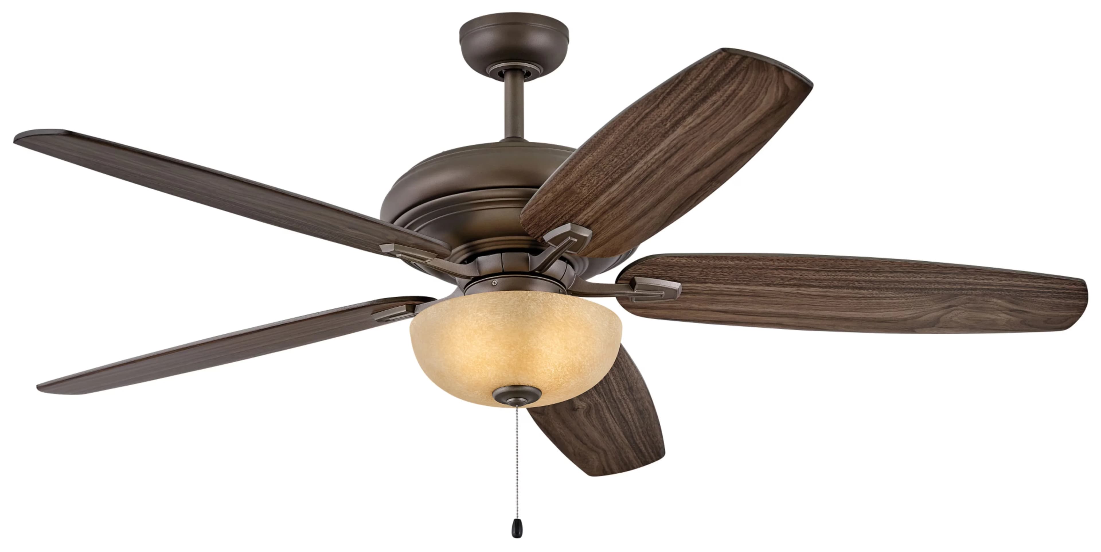 Modern Ceiling Fan with Transitional, Dimmable, Grander - Gray No Shade Model 495F06