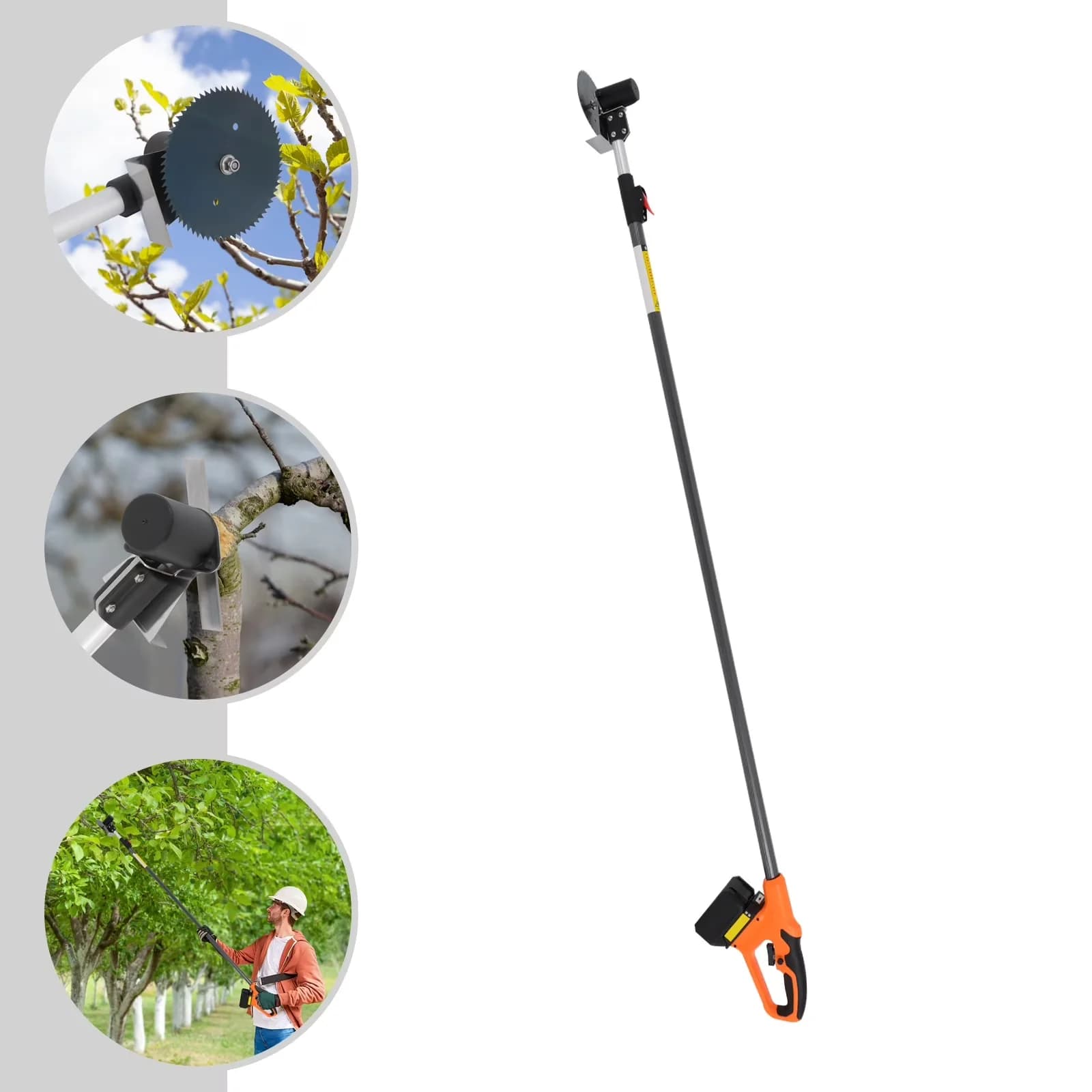 Pole Saw Versatile with Battery, Telescoping, Electric - Premium Collection Model 52FBFB