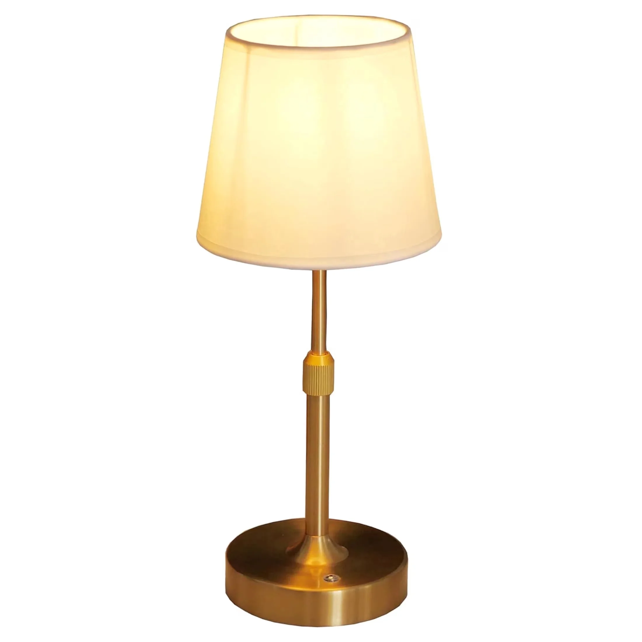 Versatile Lamp with LED, Battery, Adjustable Height - Gold Metal LOFTER Model 136F67
