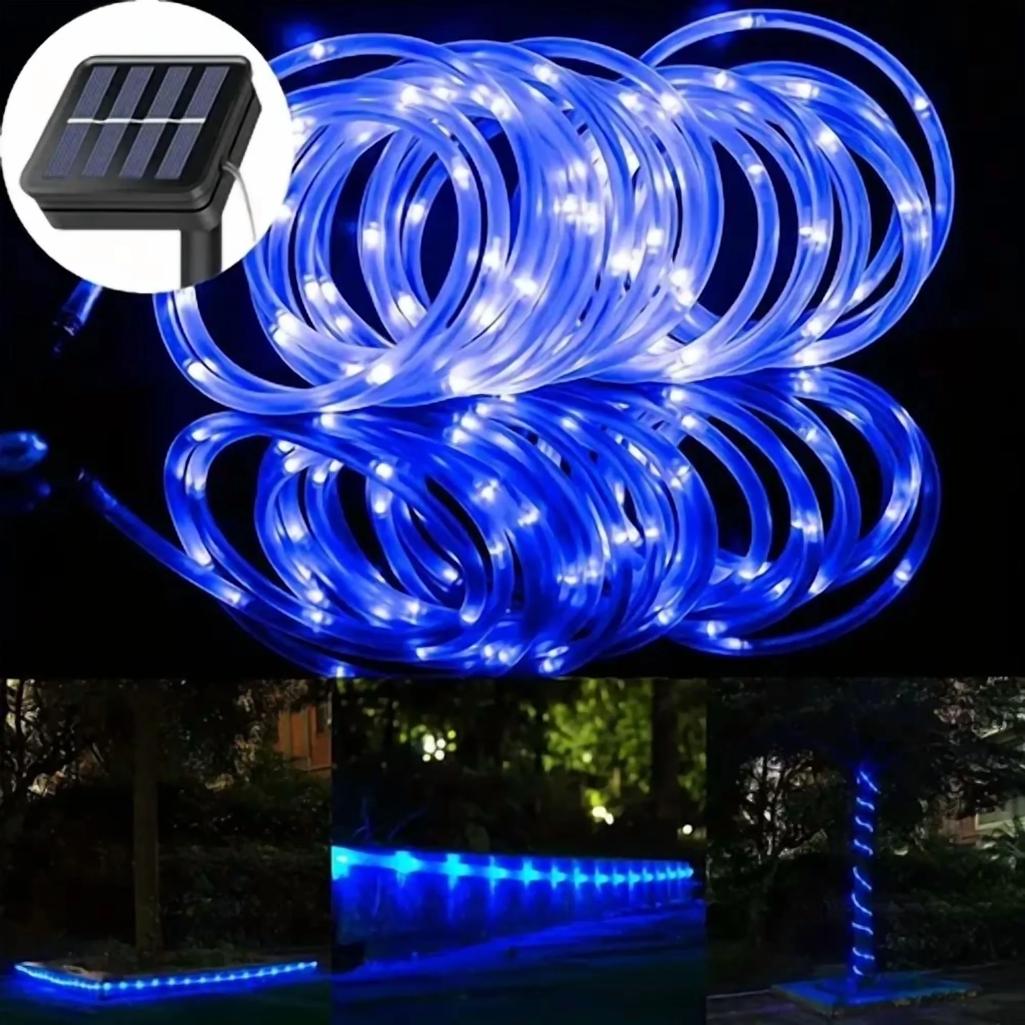 Sleek Led Lighting with LED, Solar - 32Ft - Compact and Portable Model ECC592