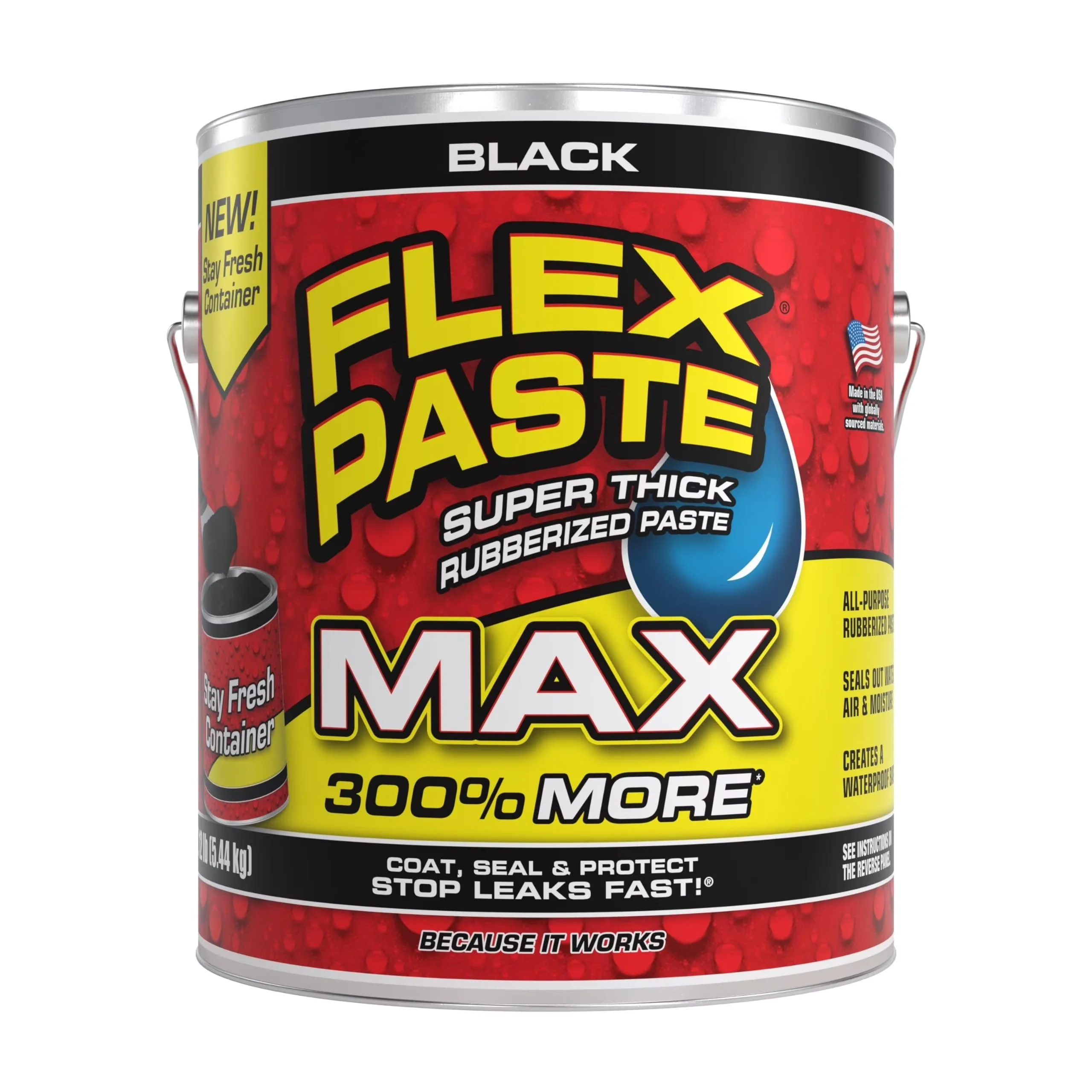 Efficient Adhesives Glues In Paint Supplies Tool with Drywall, Spackle Sealant, MAX - Advanced Hydrophobic Formula Black Model 769037
