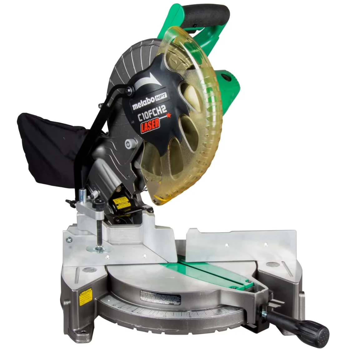Quality Power Saw with Lightweight, Adjustable, 10 Inch Compound Miter - Model 0F5DFF