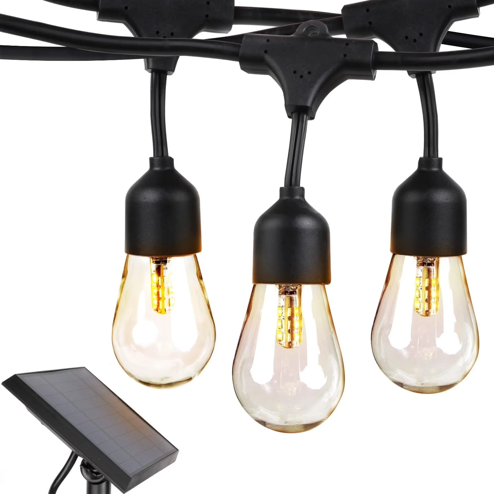 Novelty Light Premium with LED, Solar, 2W - Black for Patio 27 Ft - Traditional Style Model 2BC0B3