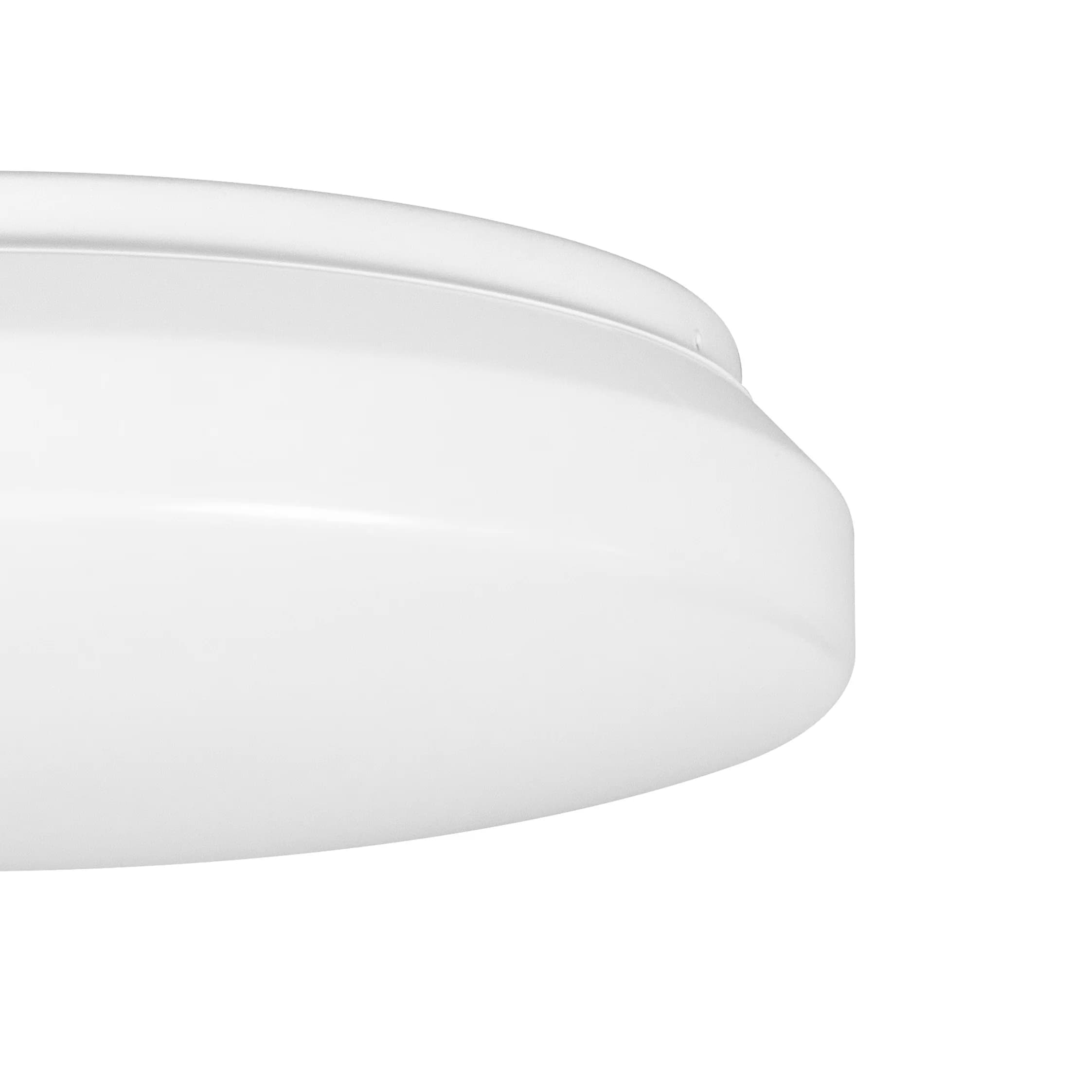 Classic Ceiling Lights Fixture with LED, Minimalist, Integrated LED - Plastic White Model 7297D7