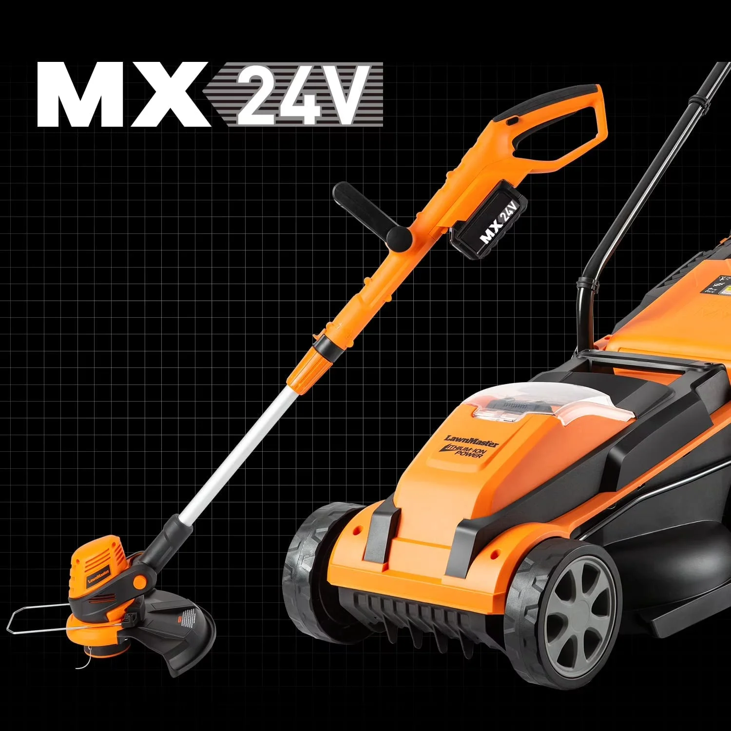 Premium Push Mower with Battery, 24V - Black 20VMWGT for Multiple Applications Model 447C4B