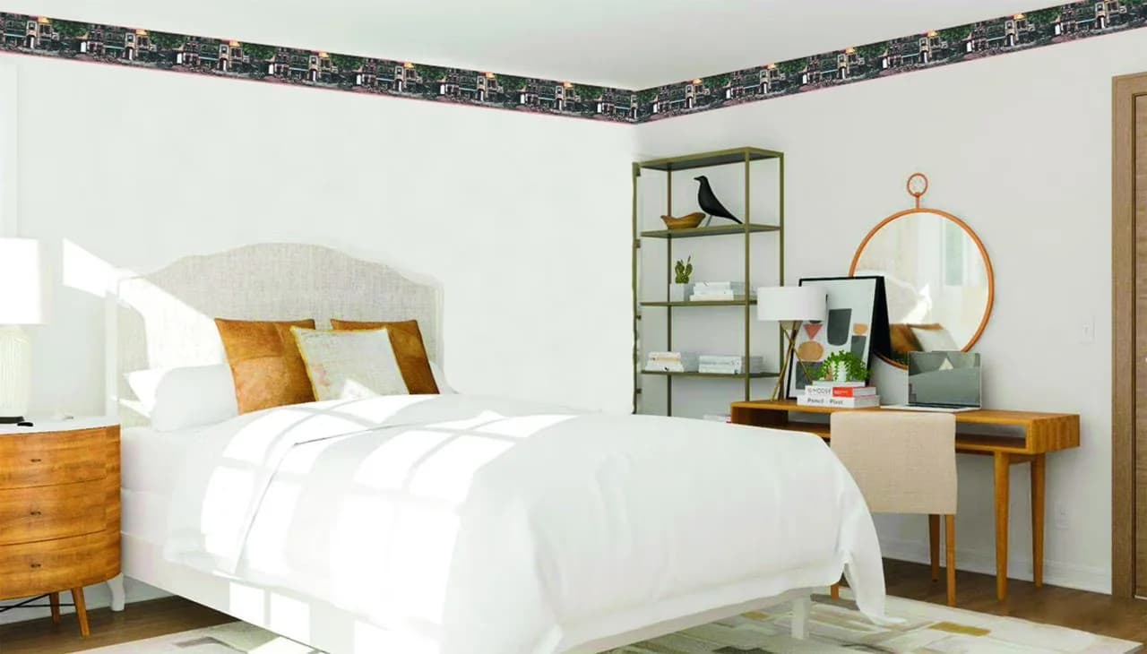 Essential Wallpaper with Washable, Self Adhesive, 15 ft x 7 in - High Quality Vinyl Brown Model B55F02