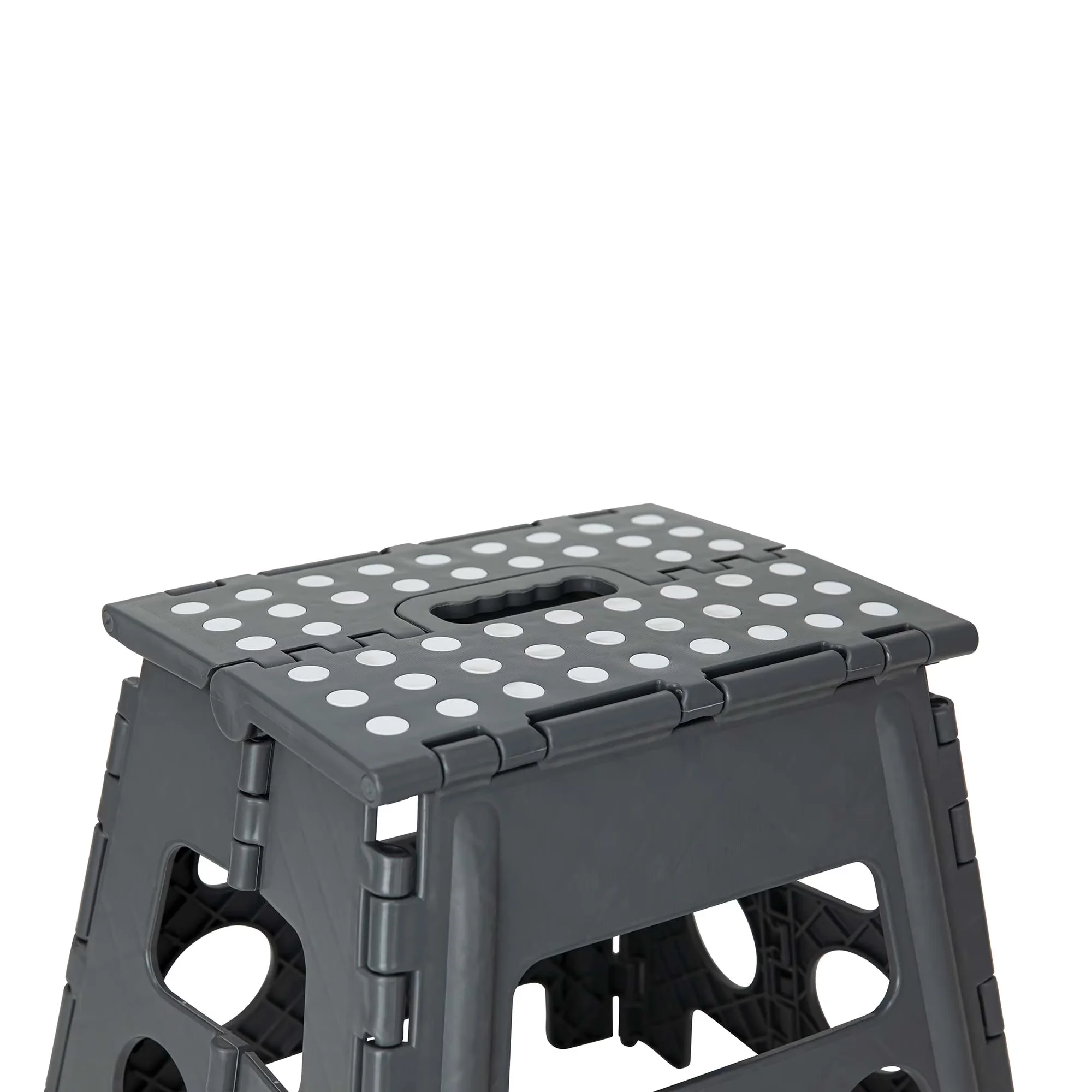 Professional Ladders And Step Stool with Foldable, Anti-Slip Surface 15" (Grey) - Plastic Blue Model 23149A