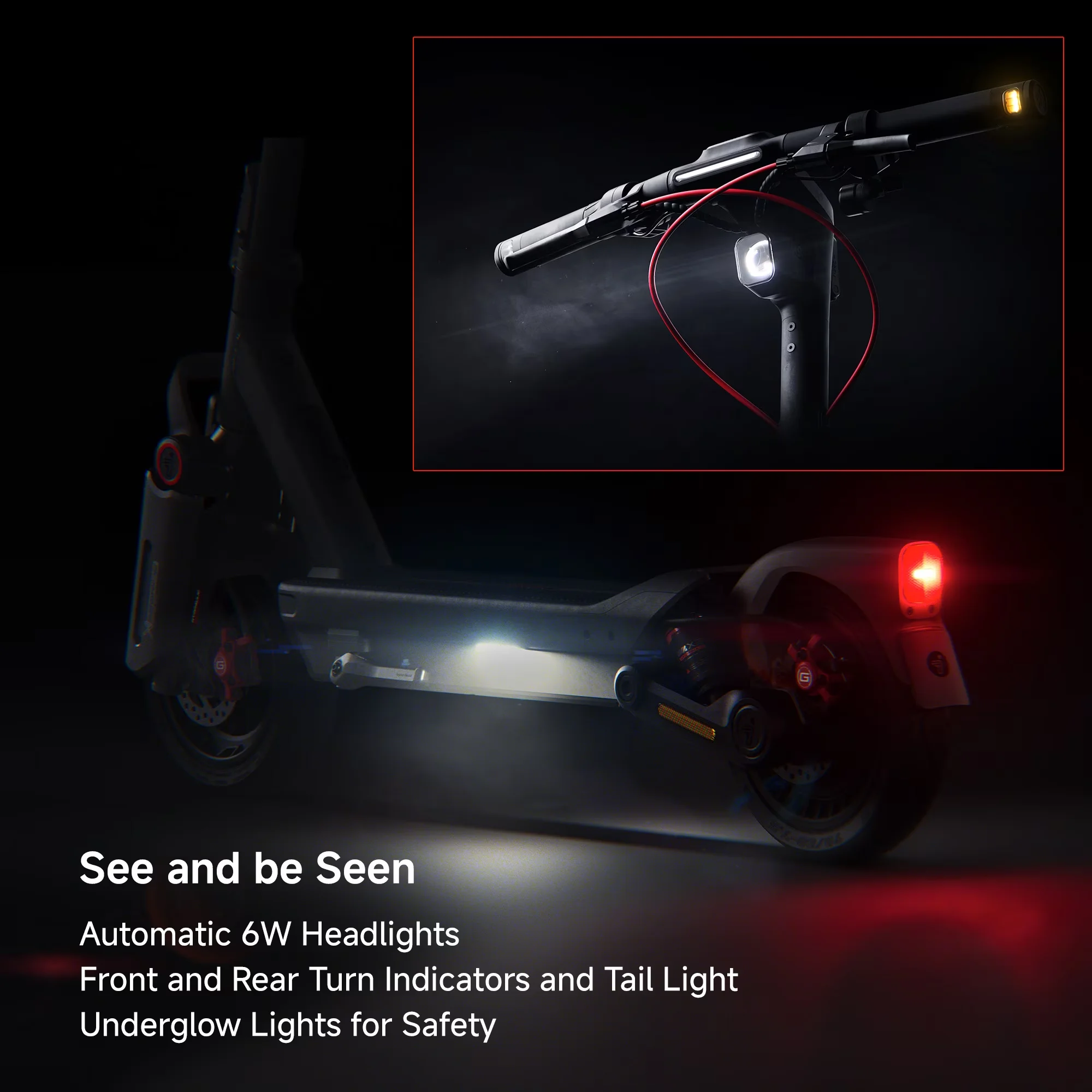 Scooter Classic with Bluetooth, 50 Miles Max Range, MAX G3 Electric - Black Model 0E7F85