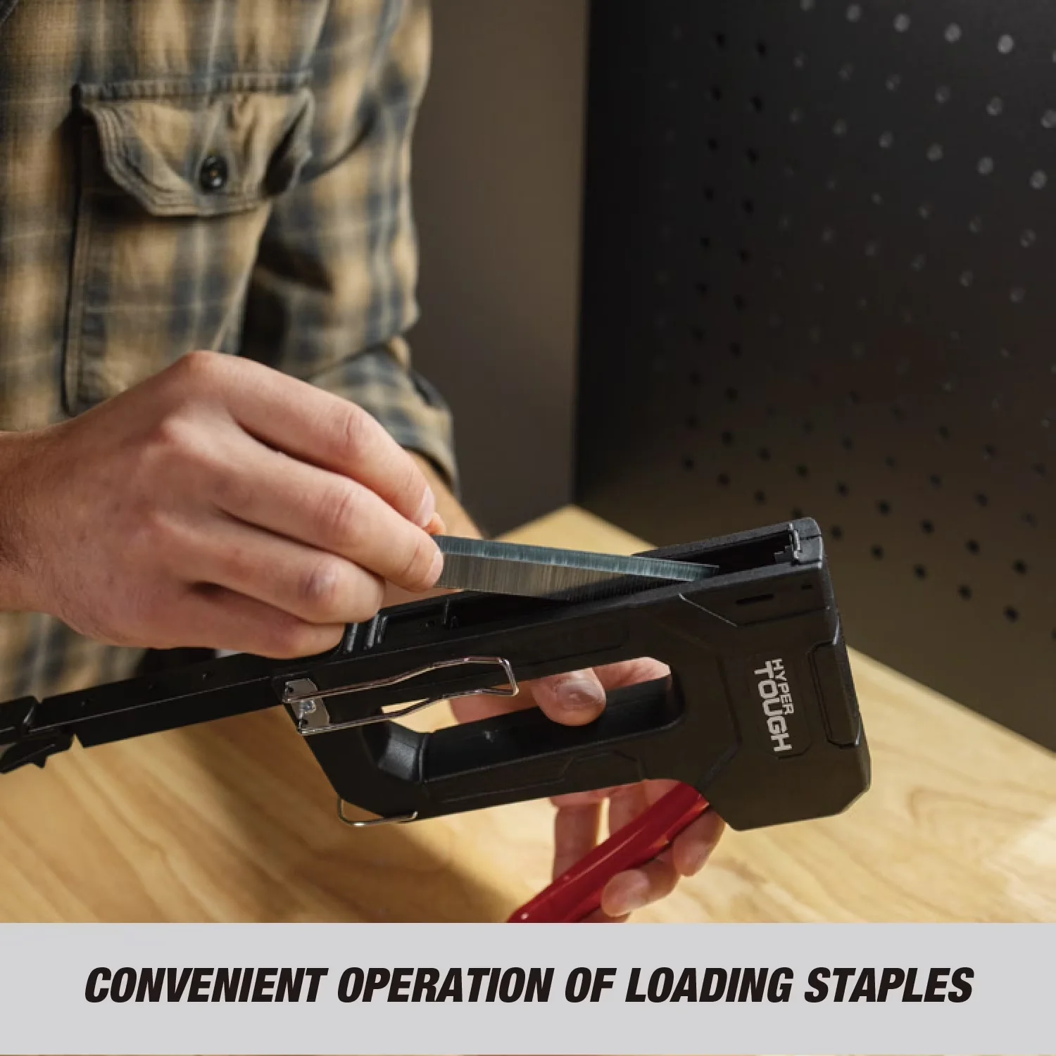 Professional Power Tool with Low Maintenance, Handheld, Staple Gun - Black Model 78F961