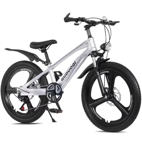 Durable Mountain Bike with Compact, Adjustable Speed, Lightweight - Silver Model 5645C7