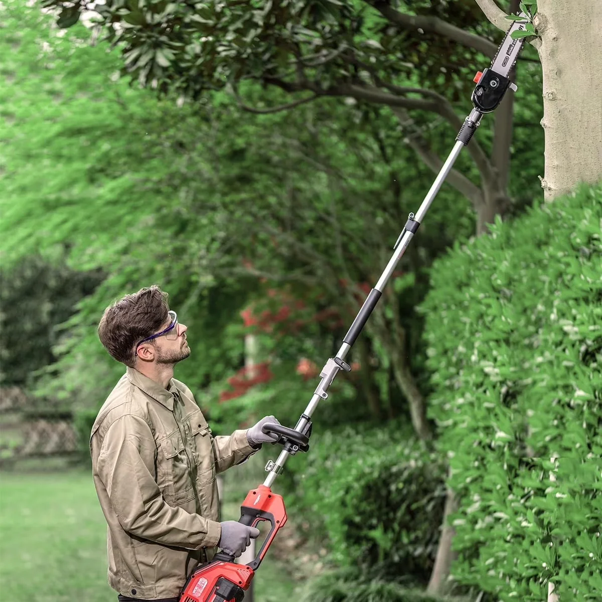 Innovative Pole Saw with Battery, 58V, 58V Cordless Attachment for Everyday Use - Model 7D8D5B