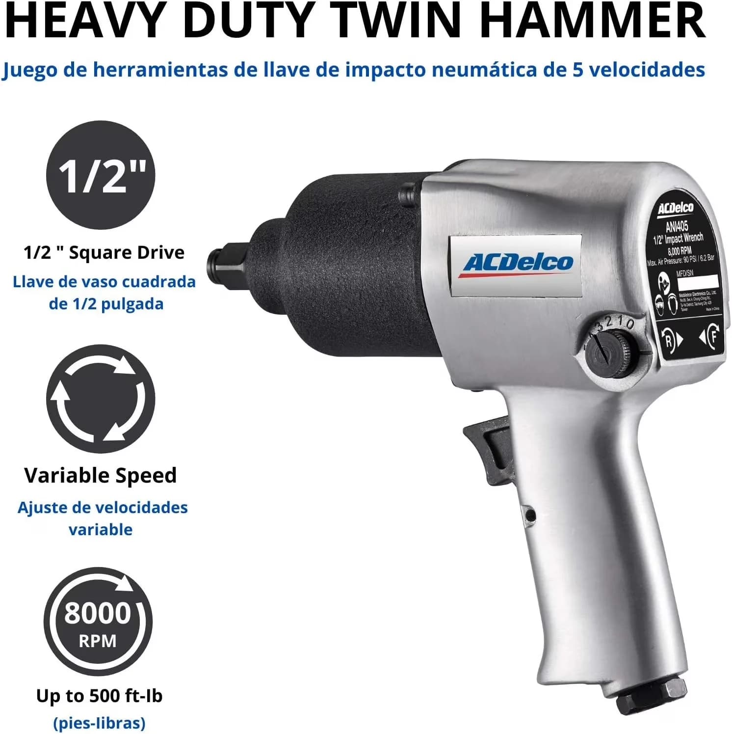 Air Tools Compressor Quality with Lightweight - ANI405A - Sleek Profile Model 25F0AE