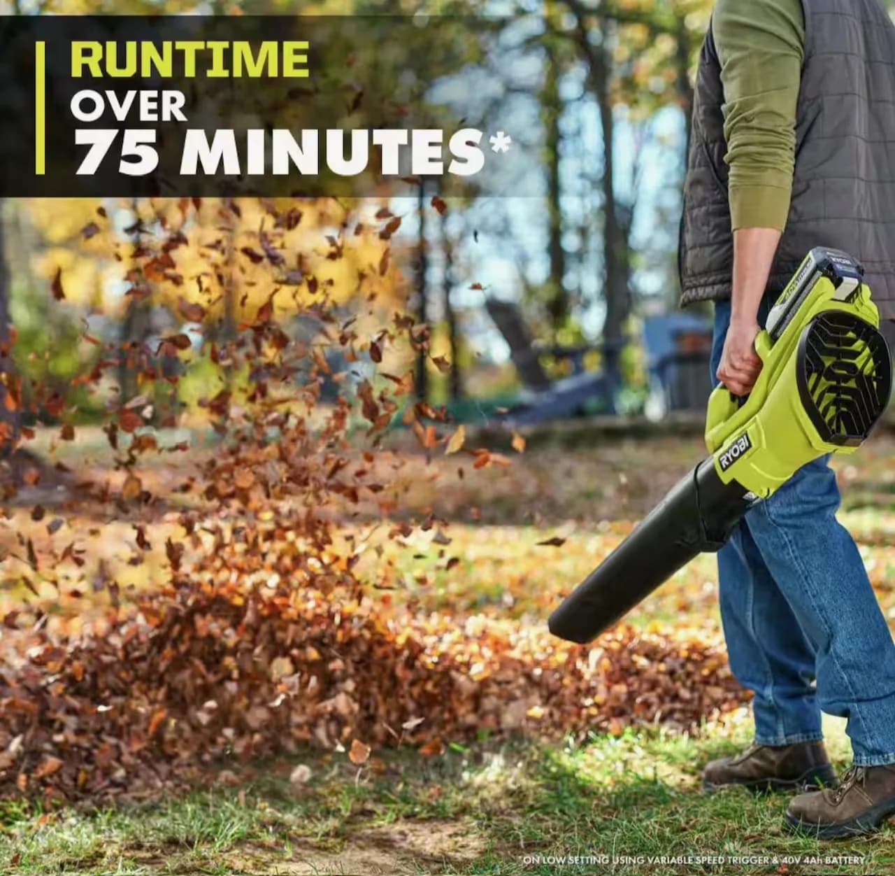 Leaf Blower Classic with Battery, 40V, 40V 550 CFM KIT - Contemporary Style Model 0A7C7D