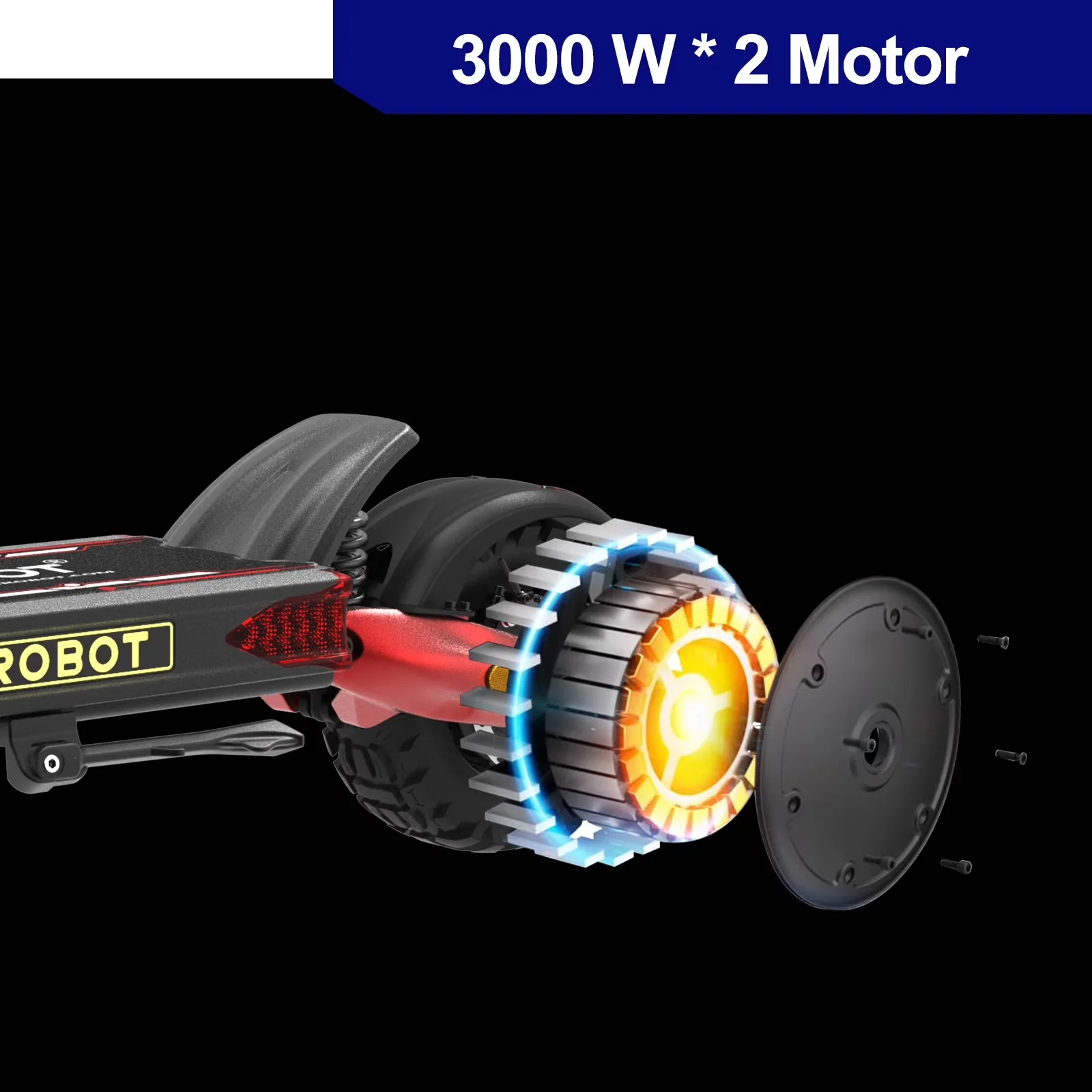 Classic Scooter with 6000W, 72V, Portable - Aluminum Alloy Red LS7 - Commercial Quality Model BB69C5