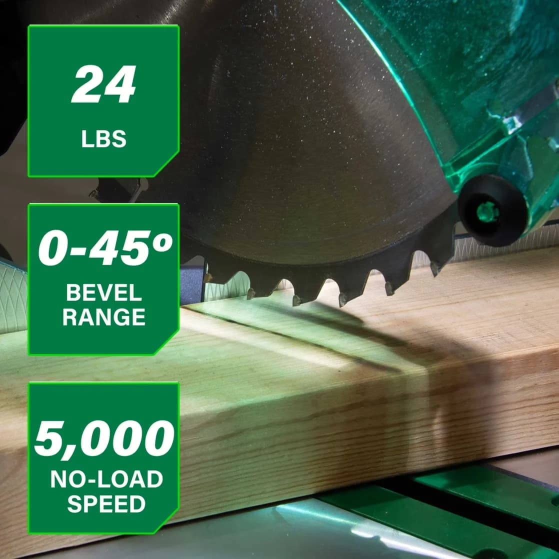 Innovative Power Saw with Adjustable, Lightweight, NO-LOAD SPEED: 5,000 RPM - Model 03E653