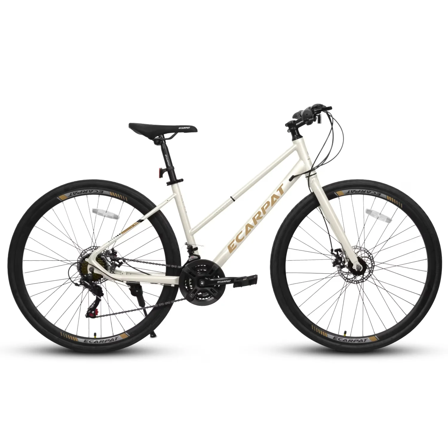 Efficient Road Bike with Adjustable Seat Height, Adjustable Height - Beige Model 5B0D88