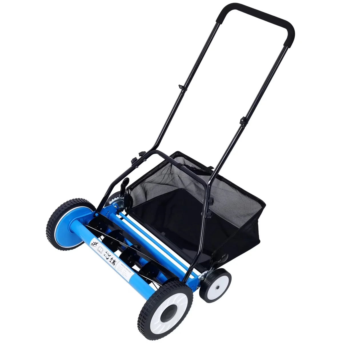 Push Mower Efficient with Adjustable, 5 Blade Reel Lawn, Adjustable Cutting Height for Garden - Model D25D04