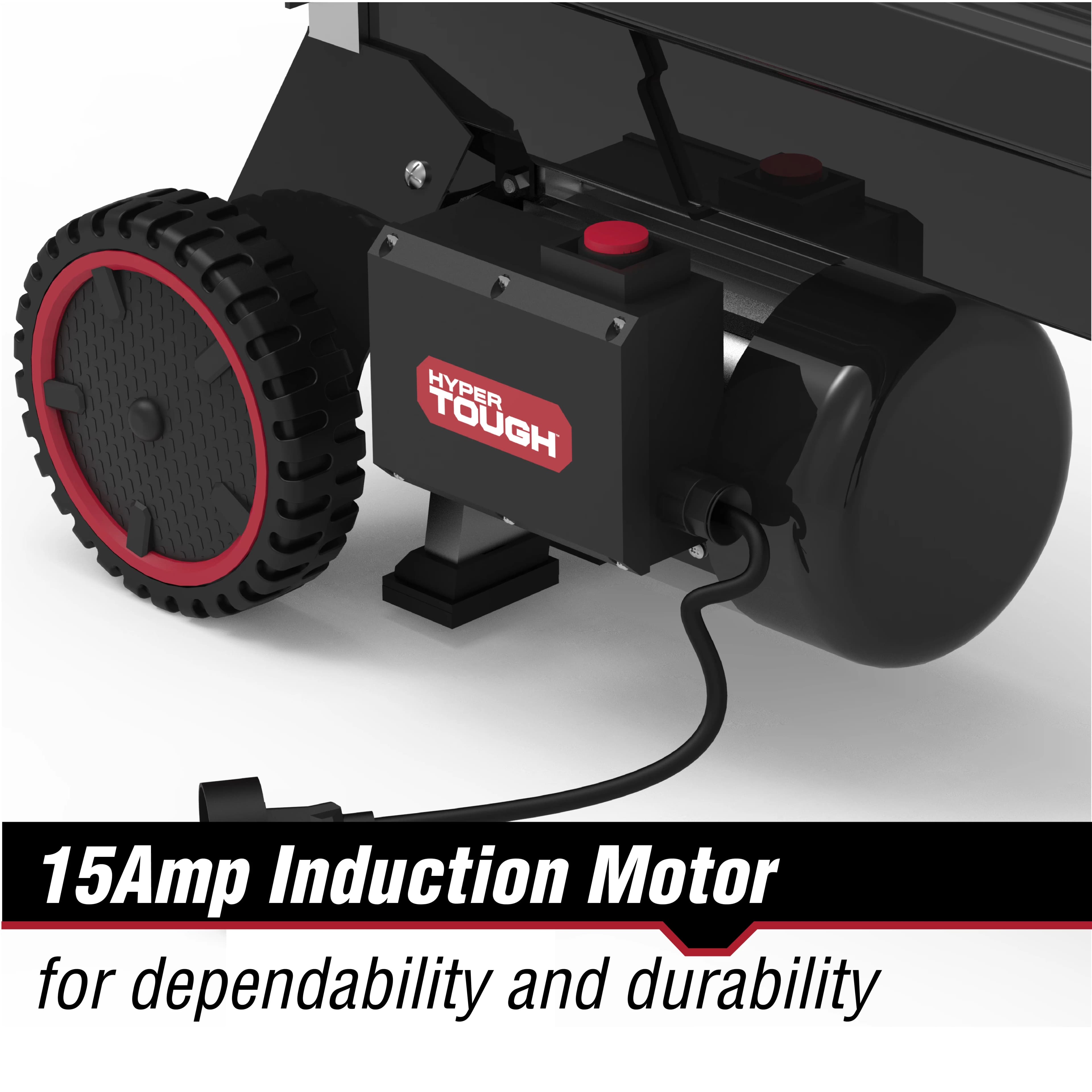 Quality Logsplitter with Wheeled, 5 Ton Log Splitter, Horizontal Use - 15 Model 12C146