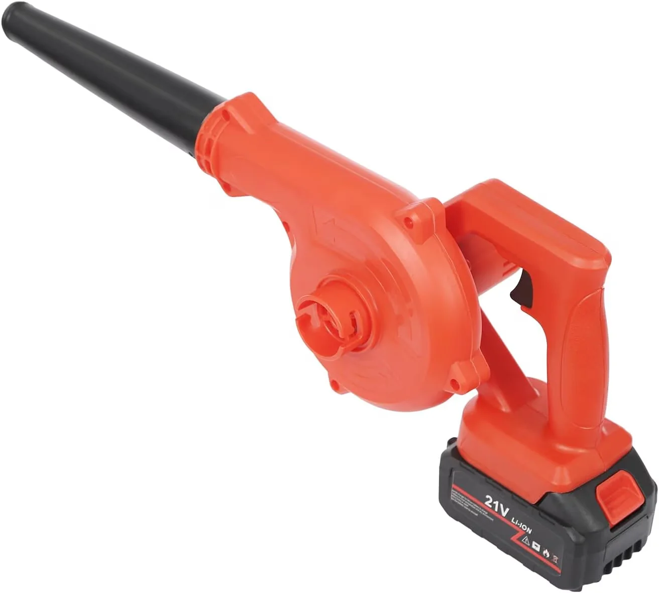 Compact Leaf Blower with Battery, 21V, Max. Wind Pressure: 5.4kPa for Garden - Model 060398