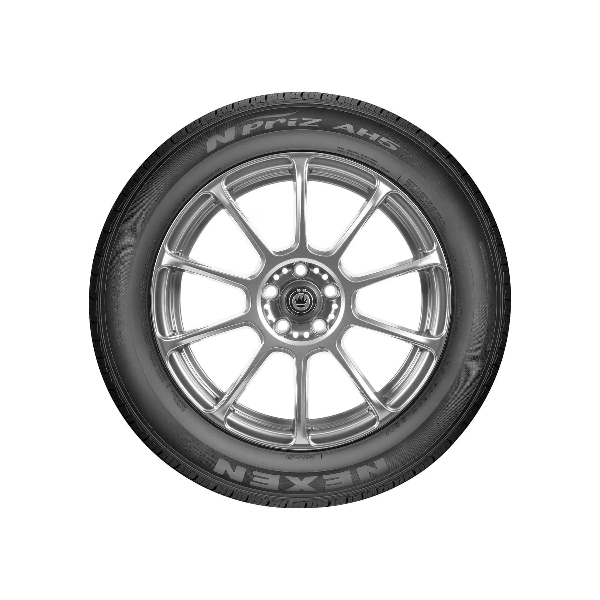 Sleek Truck Tire with Fits Multiple Makes And Models, Sidewall style: Black Sidewall - Model 5CCF15