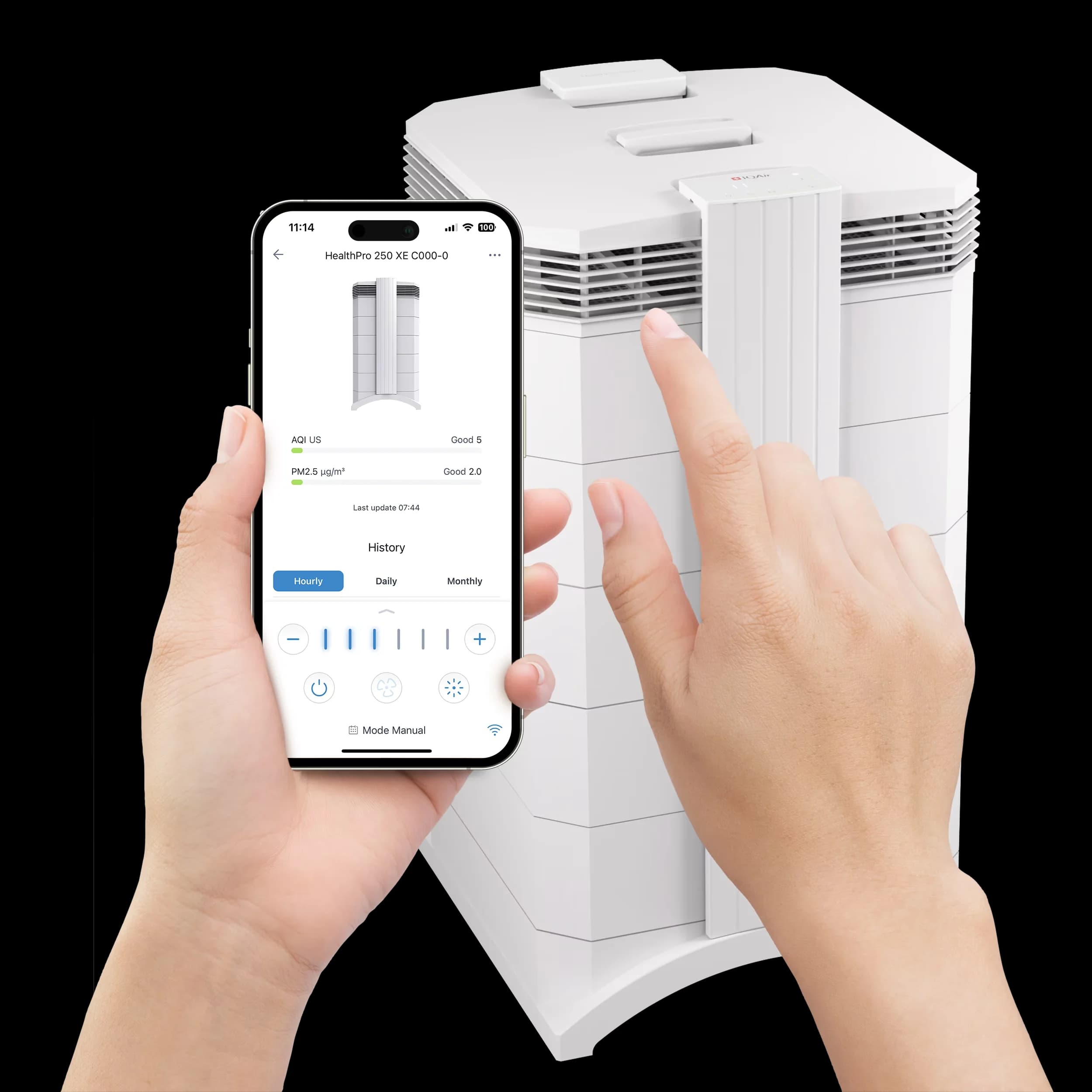 Efficient Air Purifier with Smart Technology Capable, Smart HyperHEPA Filtration - White Model 2FF8BF