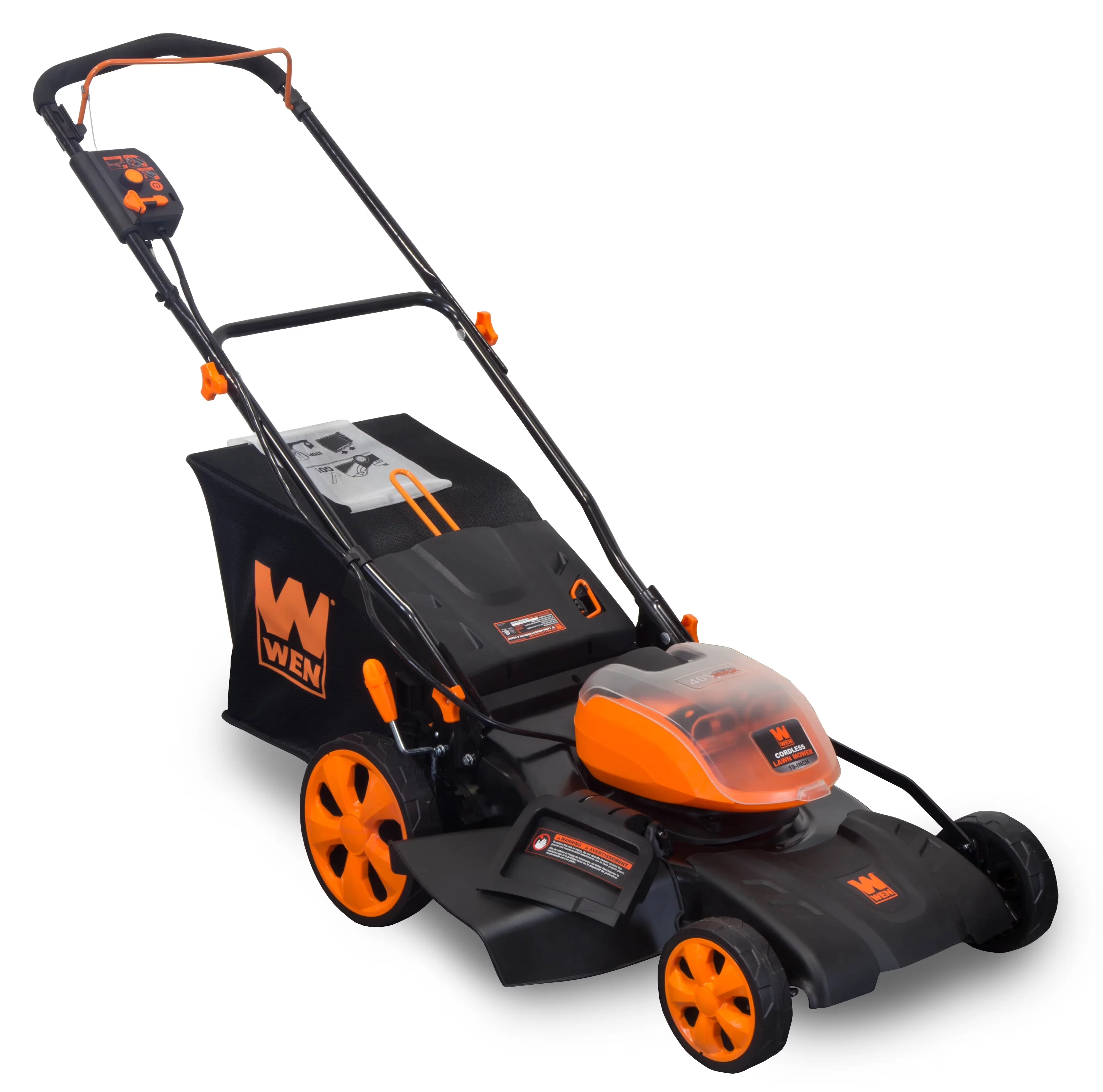 Classic Push Mower with Battery, 40V, Mulching - Black for Daily Use Model 2659FF