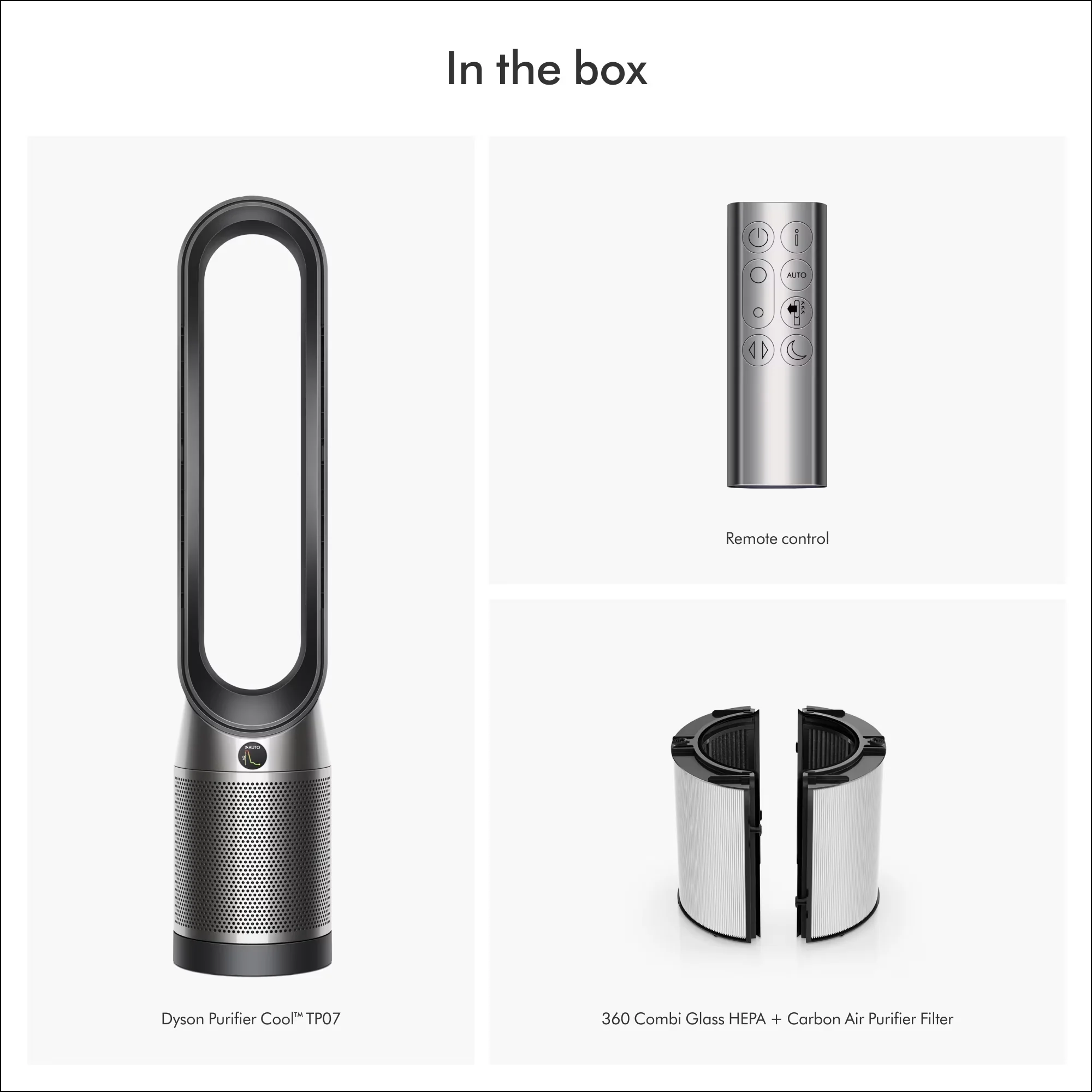 Reliable Air Purifier with Automatic Shut-Off, Smart Technology Capable - Silver Model 560248