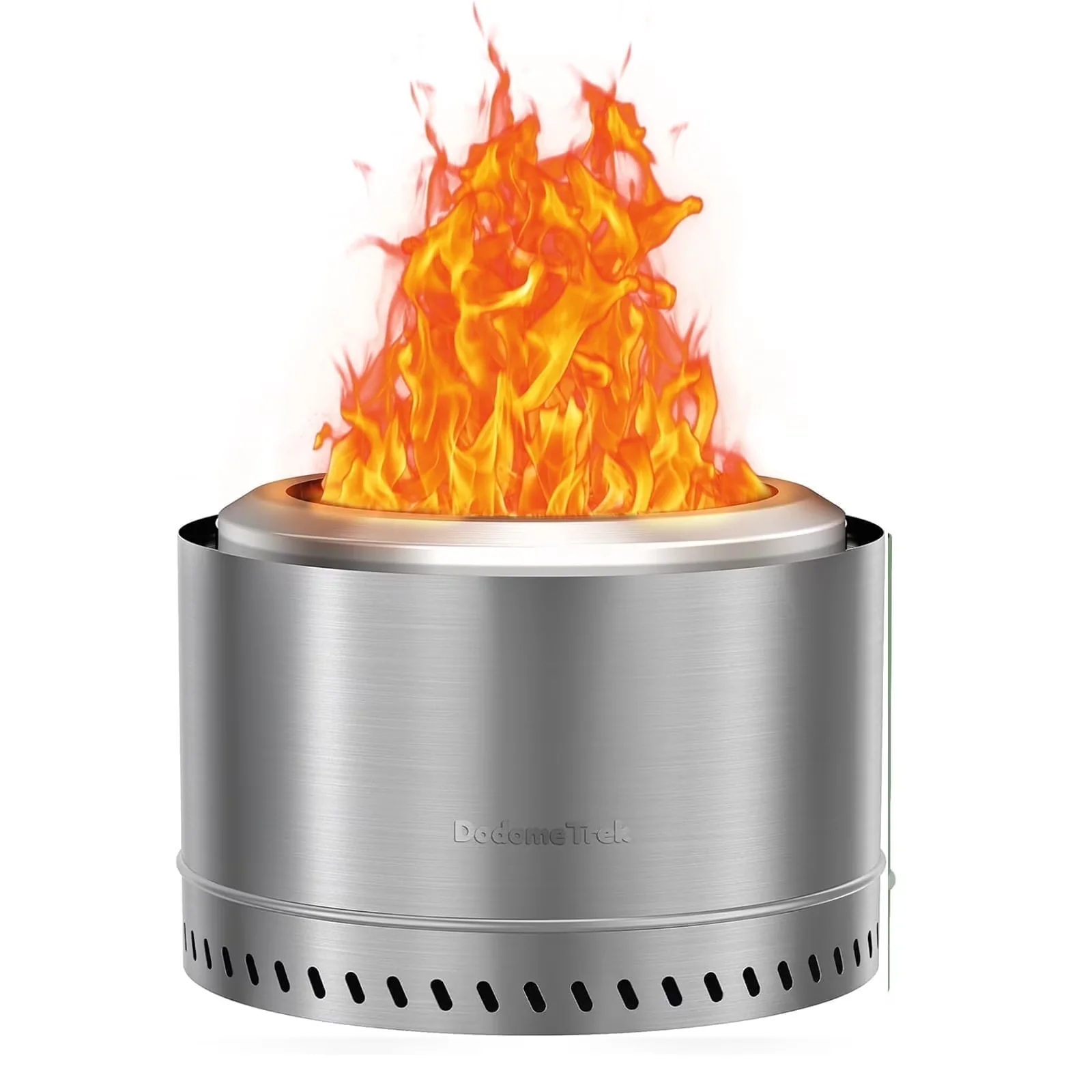 Premium Outdoor Heating with Portable, Smokeless - Silver Stainless Steel Model DA8EAD