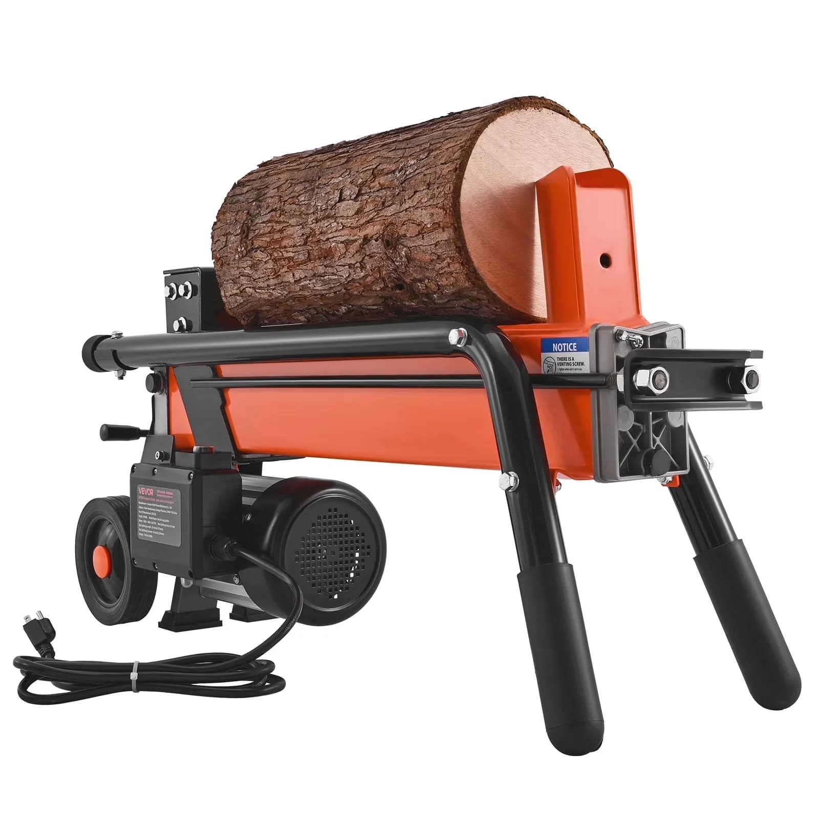 Versatile Logsplitter with Wheeled - Black Tons for Home and Office Model 17BA86