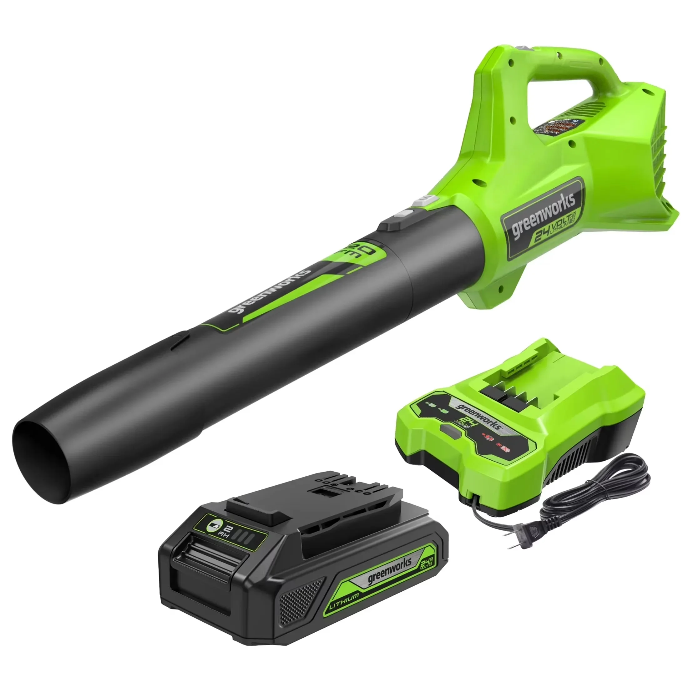 Leaf Blower Essential with Battery, 24V, 24V Cordless Axial (90 Mph / 320 Cfm) - Model 2D288E