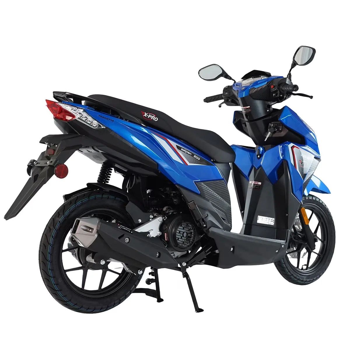 Scooter Quality with LED, Headlights, 14" Alloy Wheels - Blue Saipan - Residential Grade Model 61EF0E