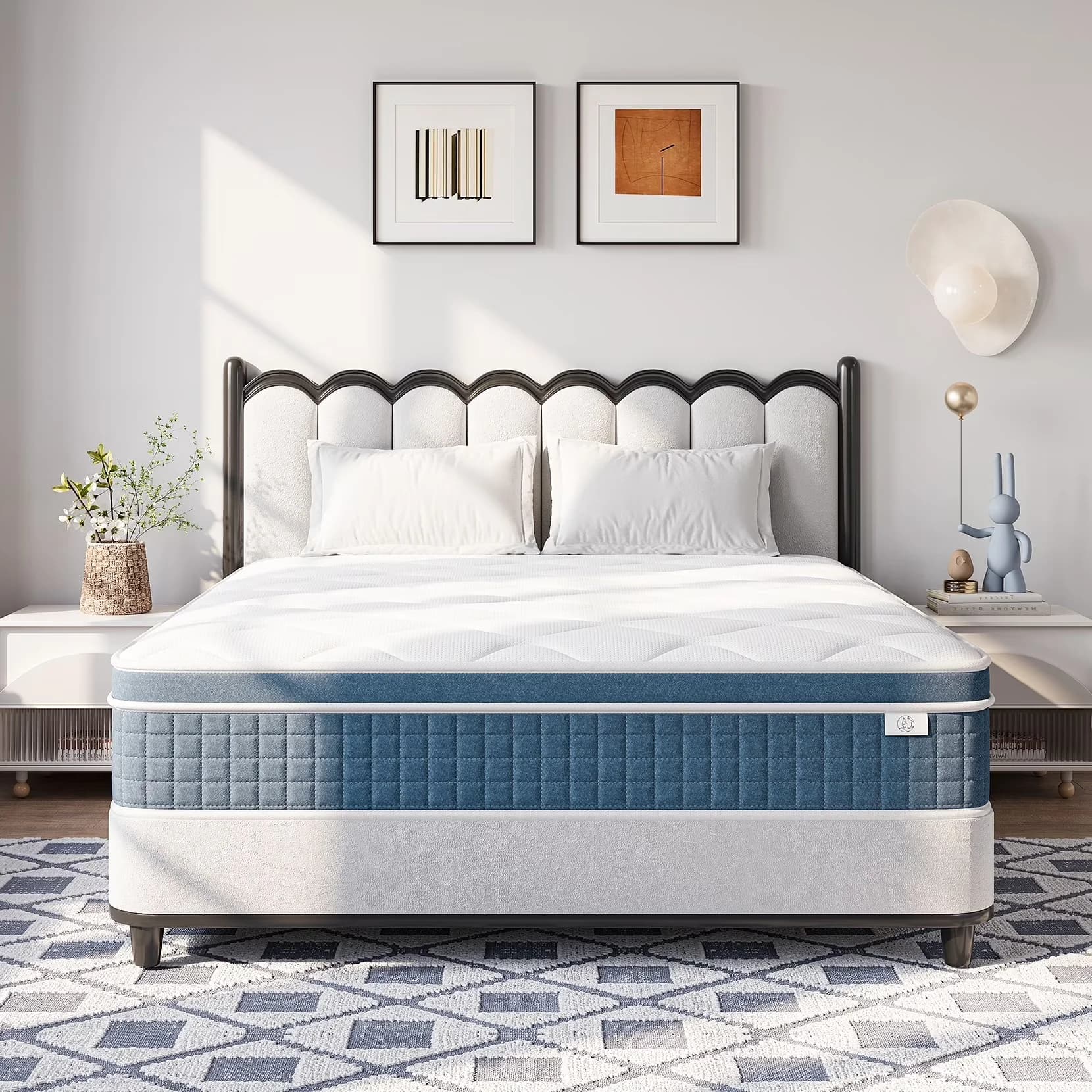 Mattresses Accessory Essential with Mattress-In-A-Box, Exceptional support and pressure relief., Tested Foam for Safety & Health -... Model 9DD9B7