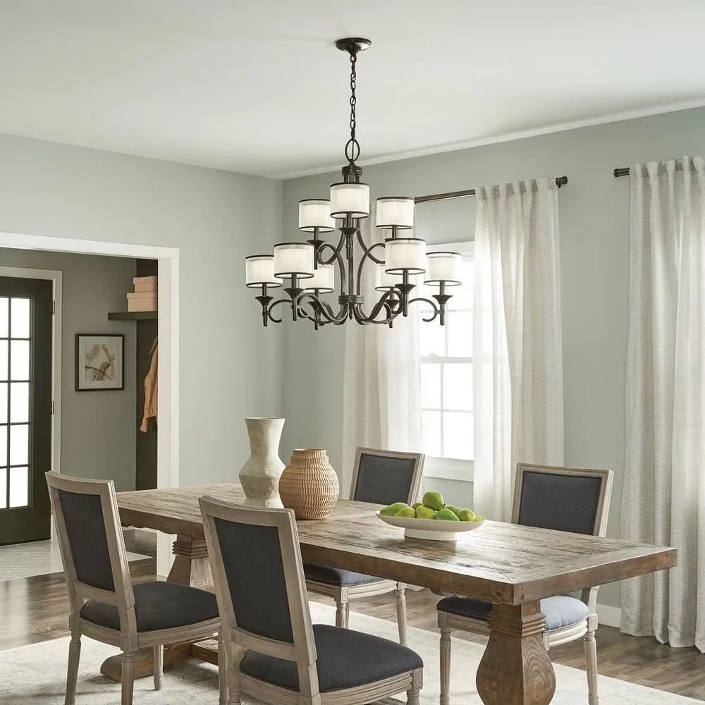 Ceiling Lights Fixture Durable with Incandescent, Transitional - Steel Gray Model 7D3300