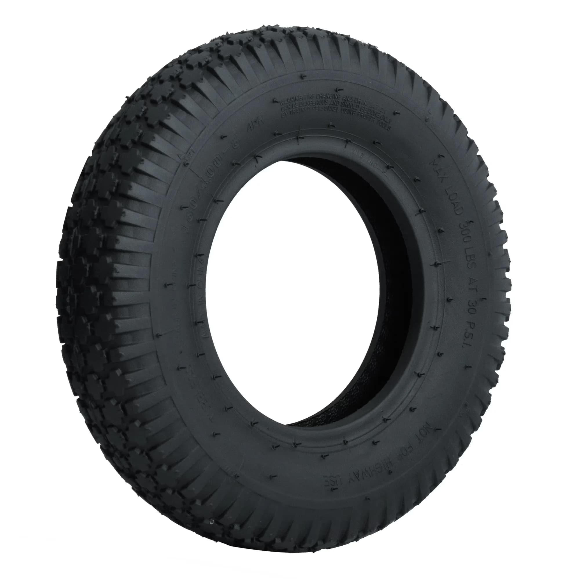 Lawn Mower Tire Versatile with Replacement, Smooth, Stud 4.80/4.00-8 4PR Wheelbarrow - Model 7ACC9C