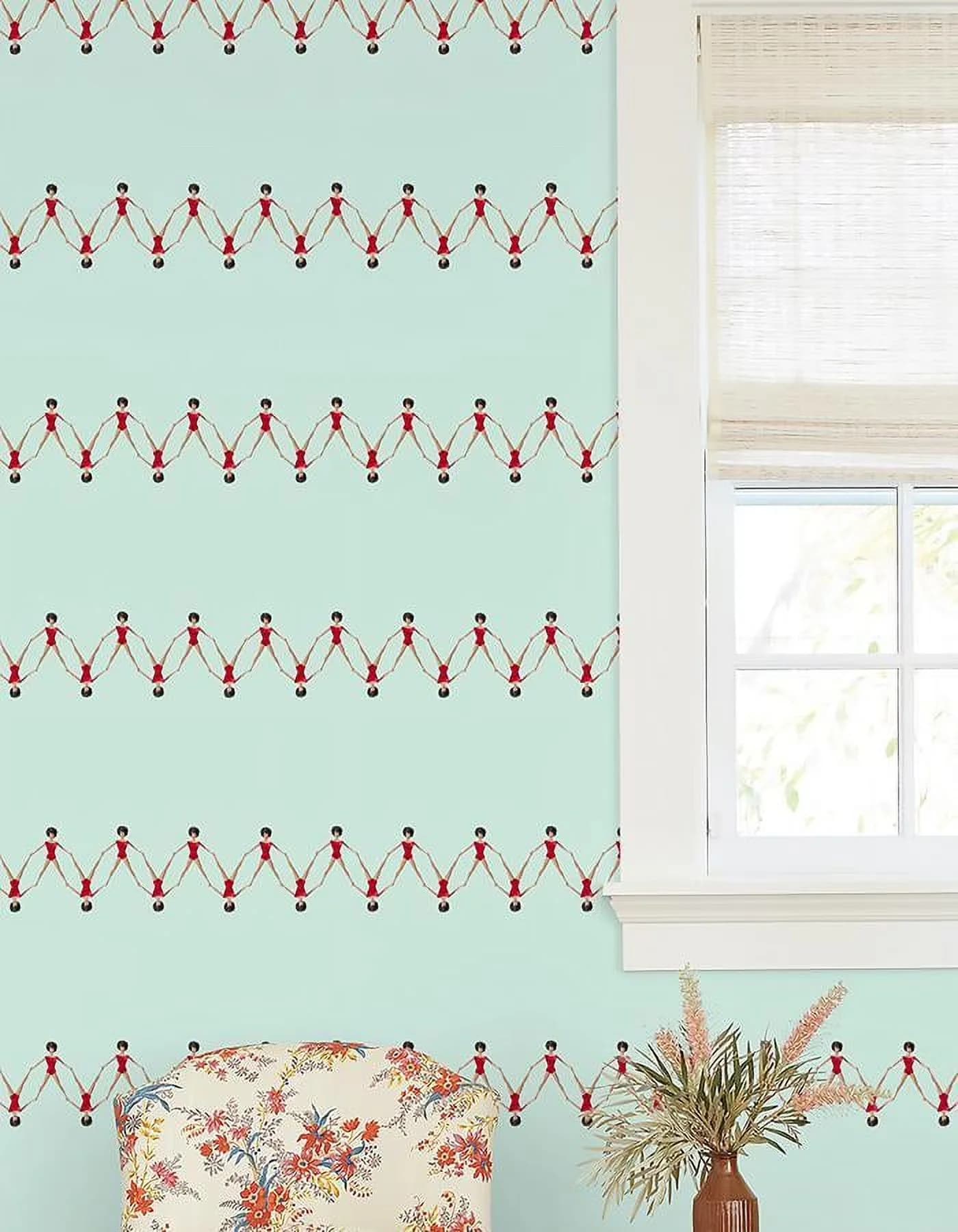 Quality Wallpaper Wall Decals Wall Covering with Removable, Easy Peel and Stick Application, Sustainably Made in Los Angeles, CA -... Model 2F2E6F