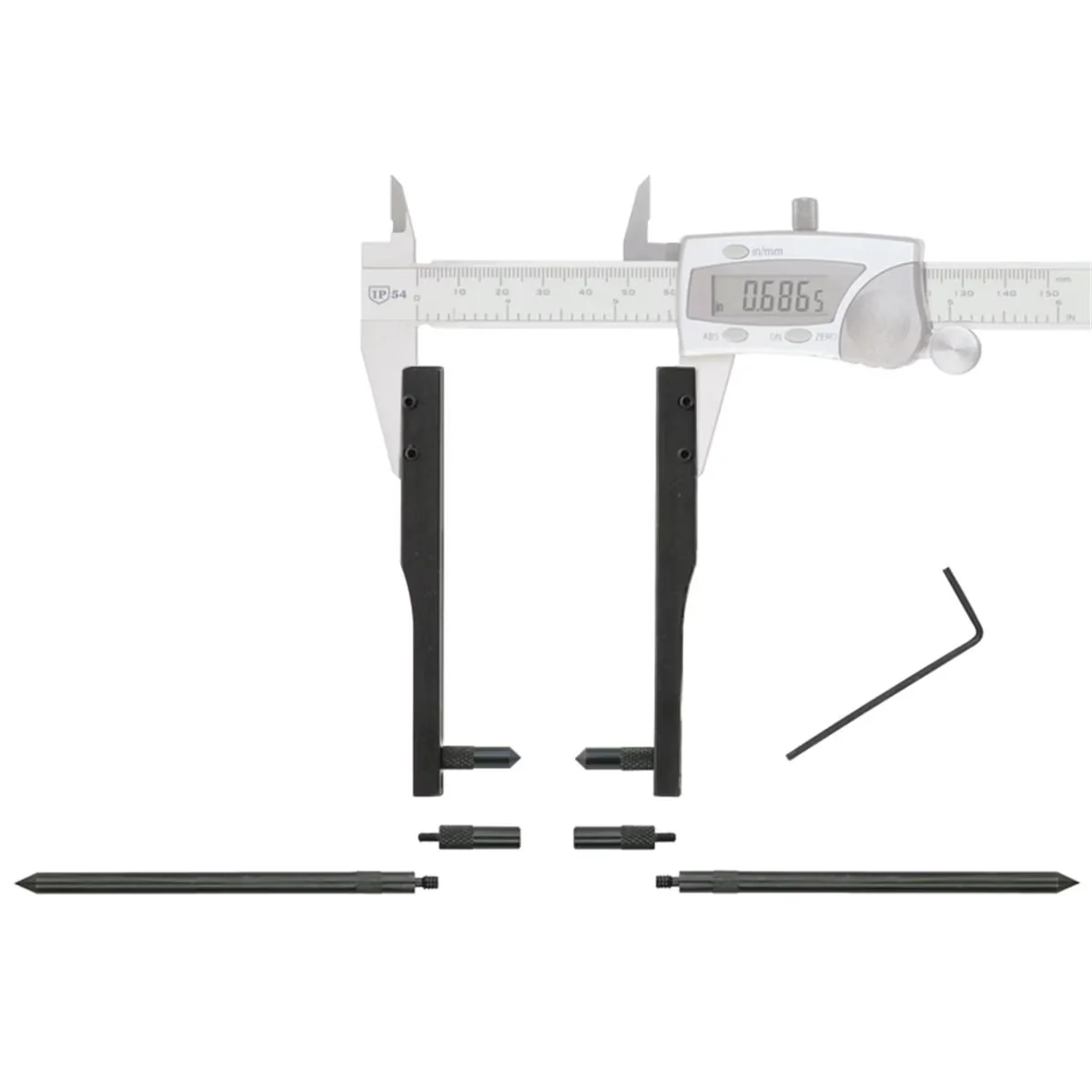 Quality Measuring Layout - Black 12" 72-010-777 for Multiple Applications Model E7CA07