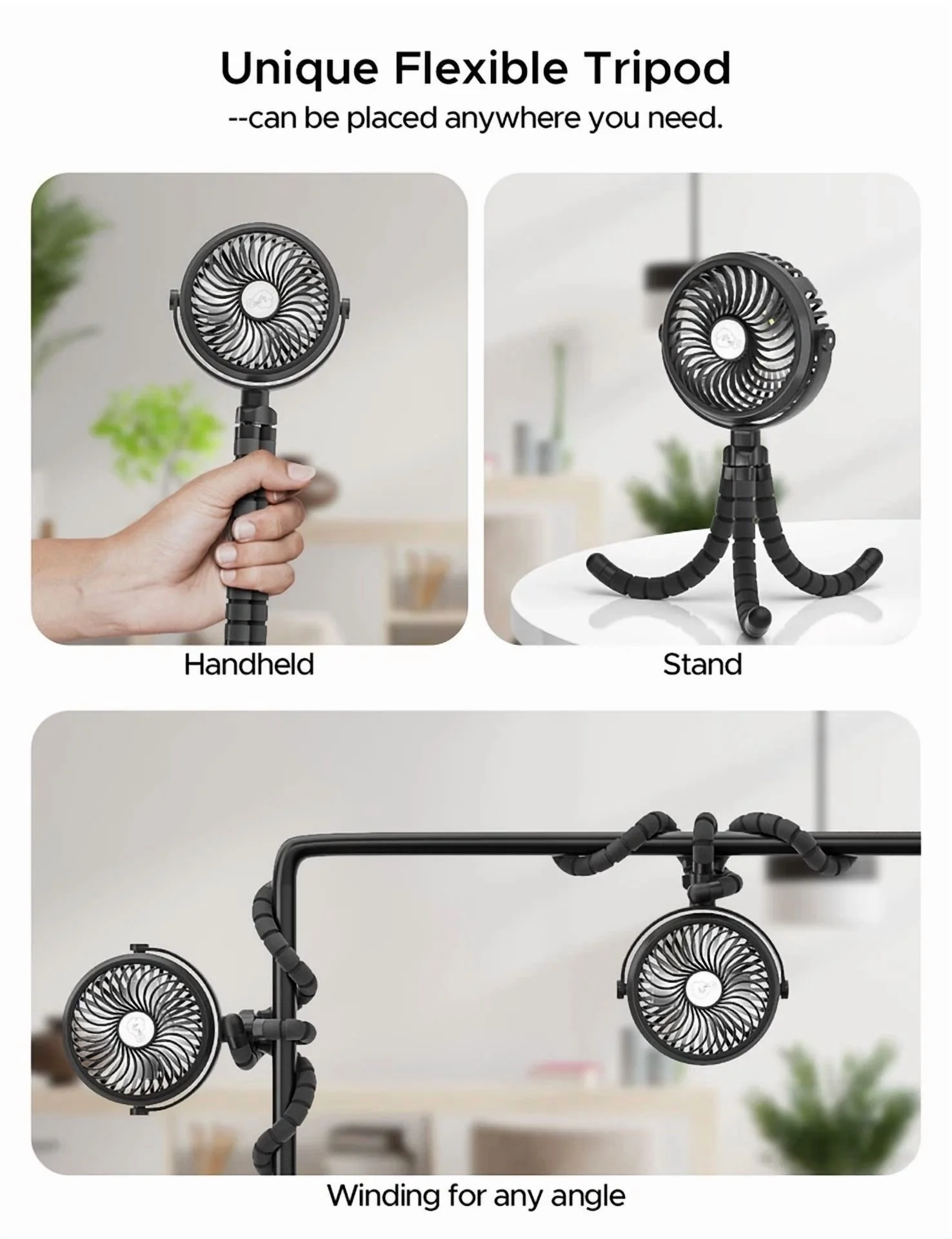 Innovative Fans In Cooling with Battery, Easy to use and practical for everyone. - Model 0FD812