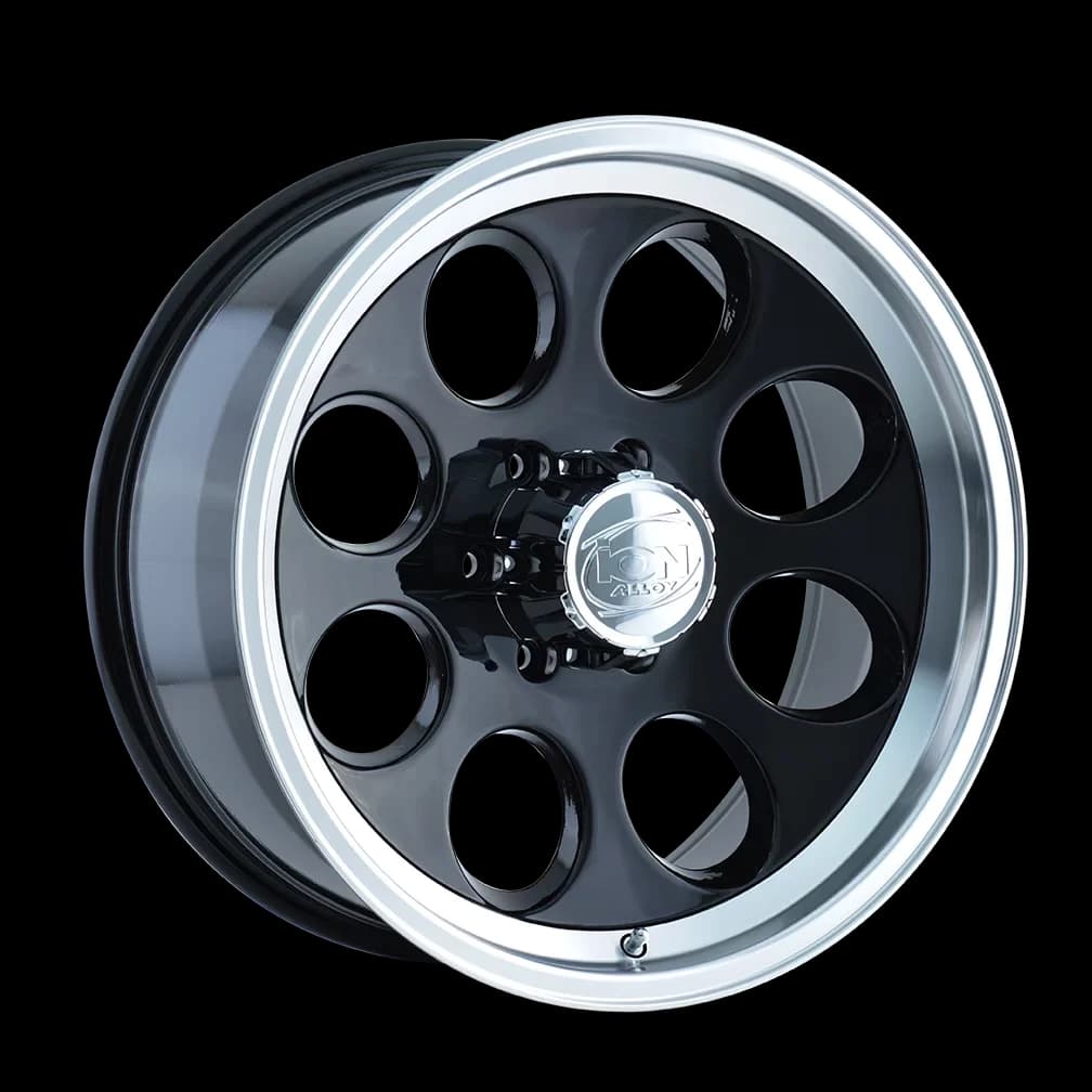 Wheels And Rim Sleek with 171 (171) GLOSS BLACK MACHINED - Aluminum 16X8 Model 4E4F44