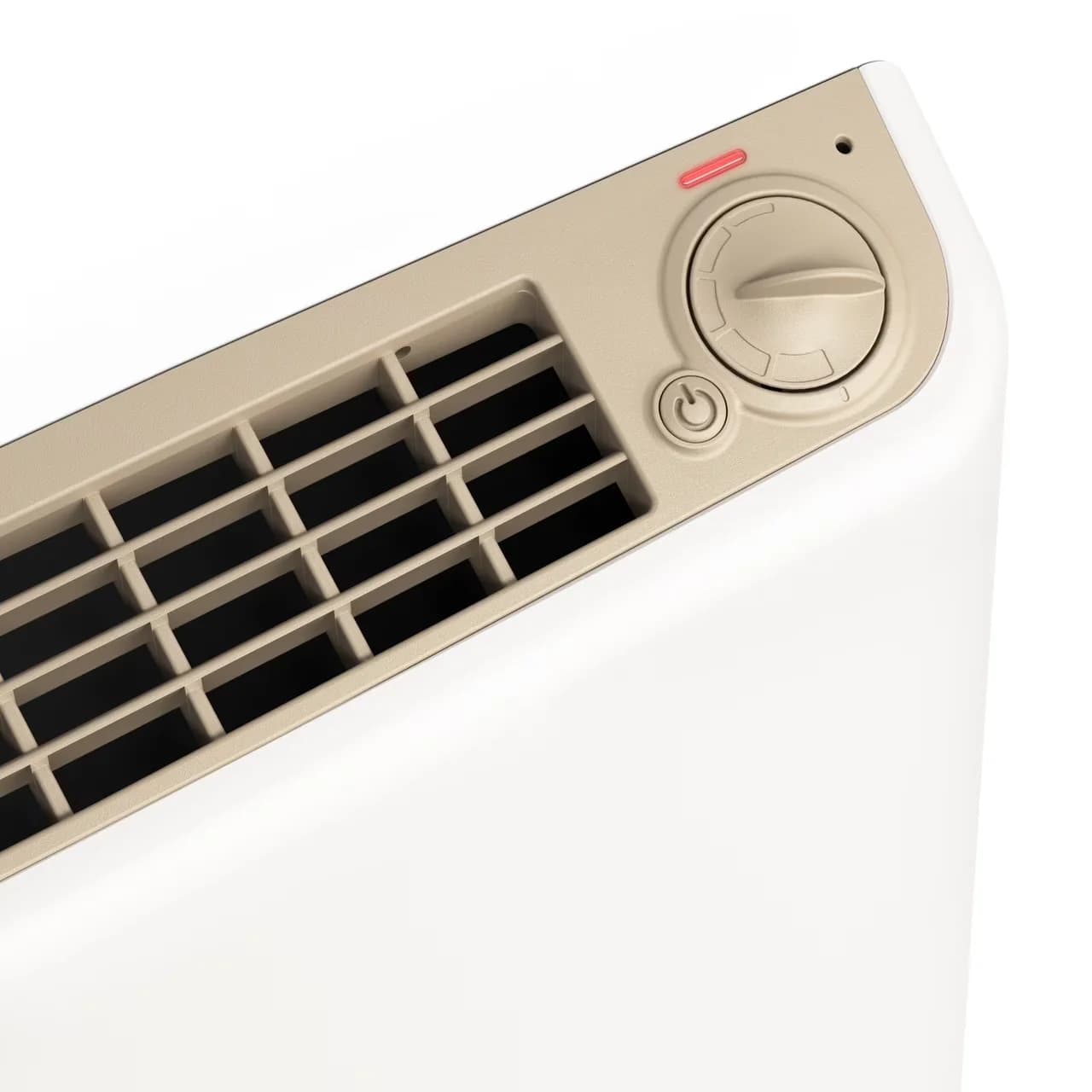 Portable And Electric Space Heater Compact with 500W, Temperature Controlled, 120v Hardwired Panel Wall - White Model CA8D96